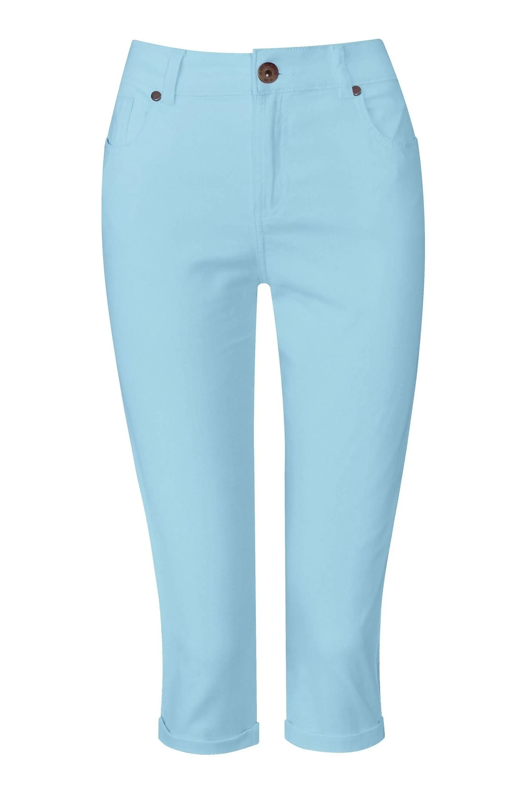 Joe Browns - Pantaloni capri basic in cotone elasticizzato vestibilità skinny    
