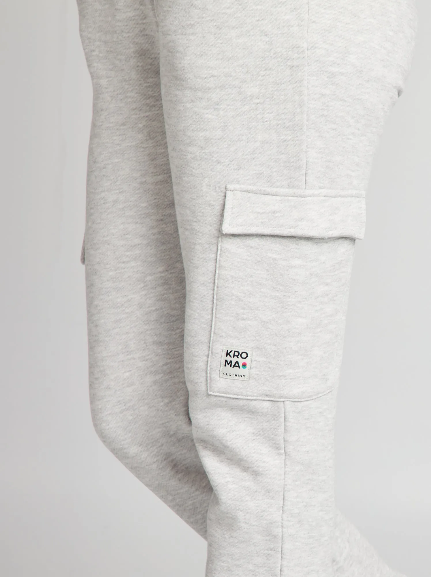 Joggers in tessuto felpato - GRIGIO
