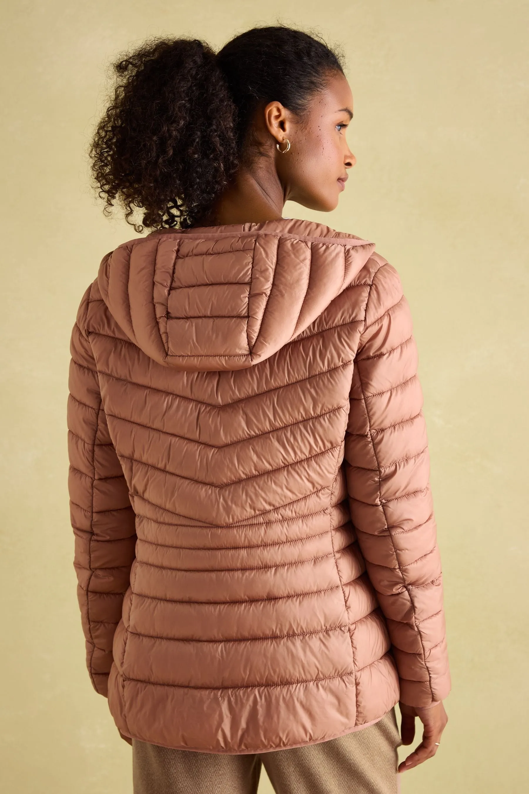 Joules Kenley Cappotto Imbottito Antipioggia con Cappuccio    