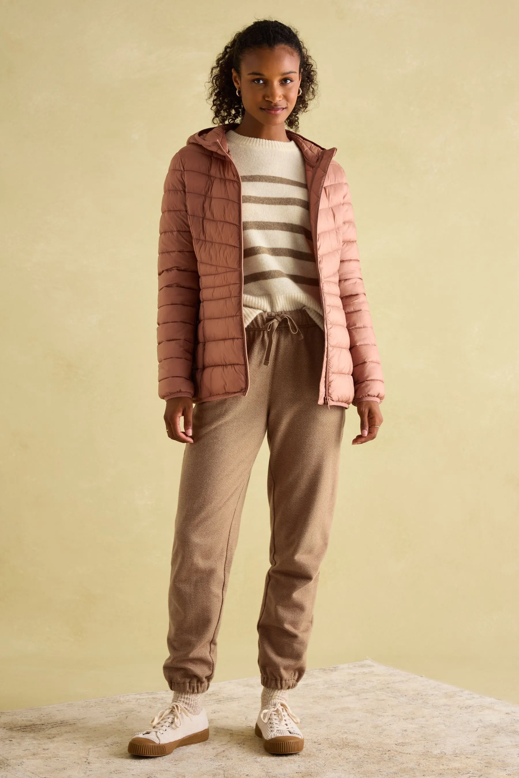 Joules Kenley Cappotto Imbottito Antipioggia con Cappuccio    
