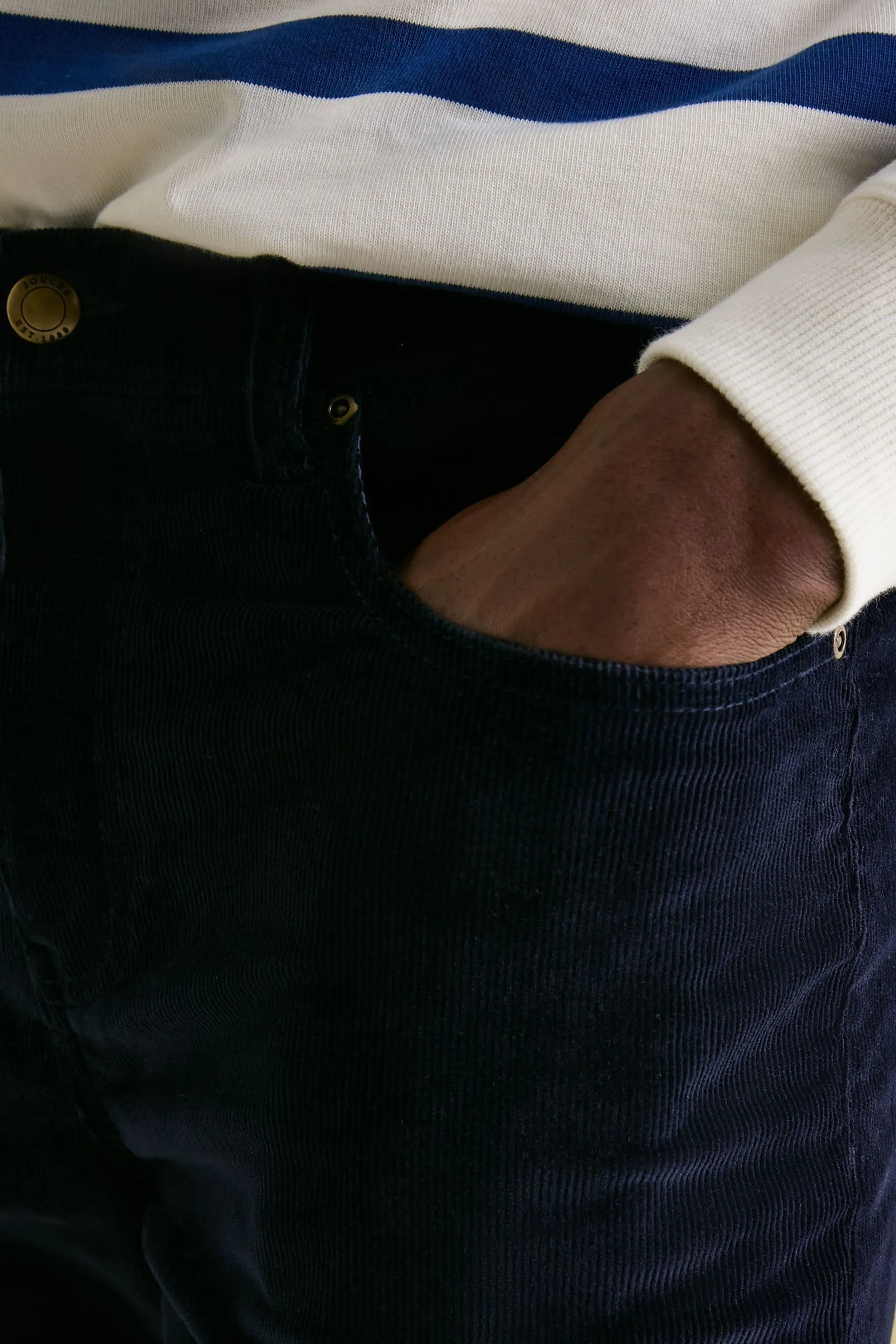 Joules - Pantaloni dritto in velluto a coste