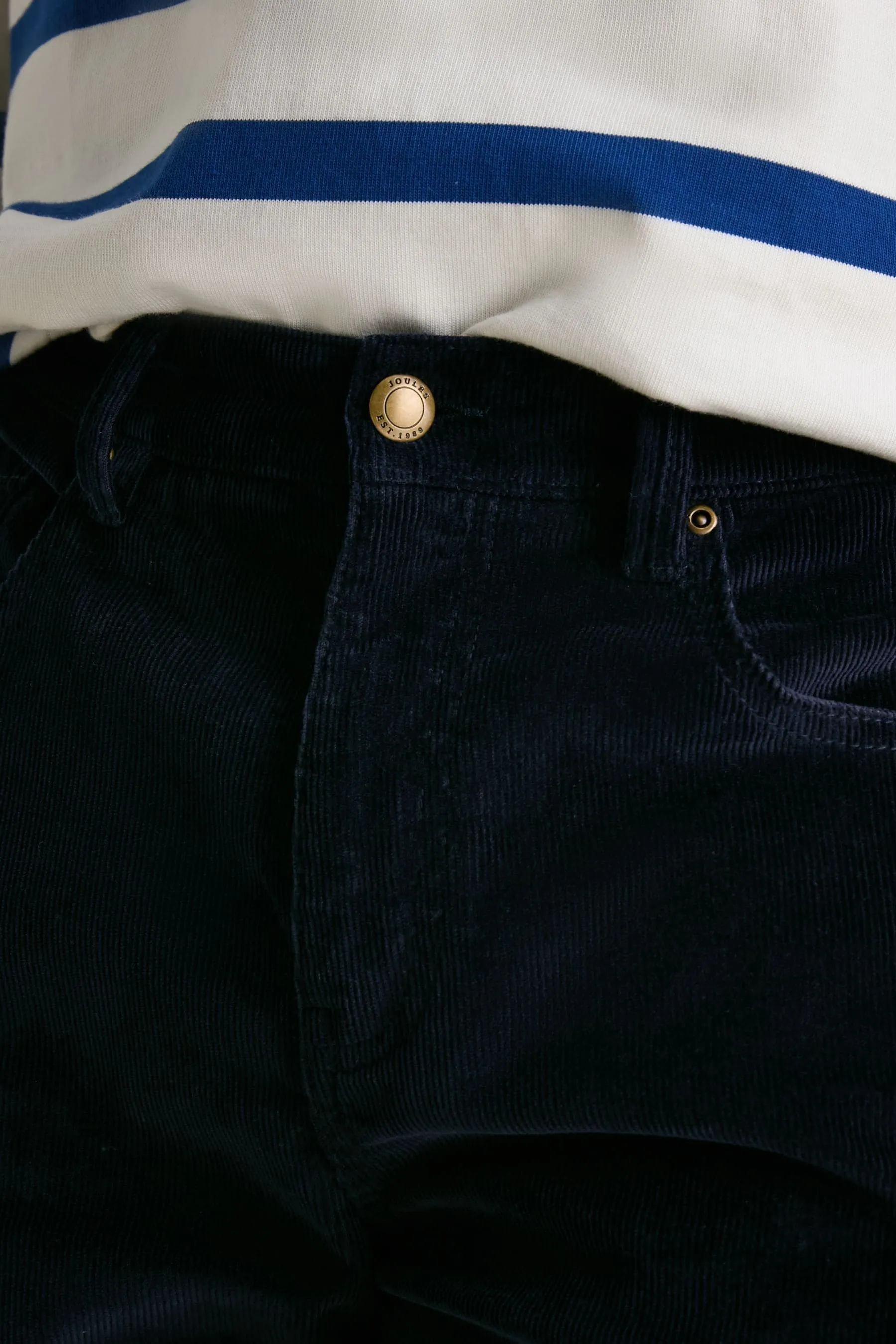Joules - Pantaloni dritto in velluto a coste