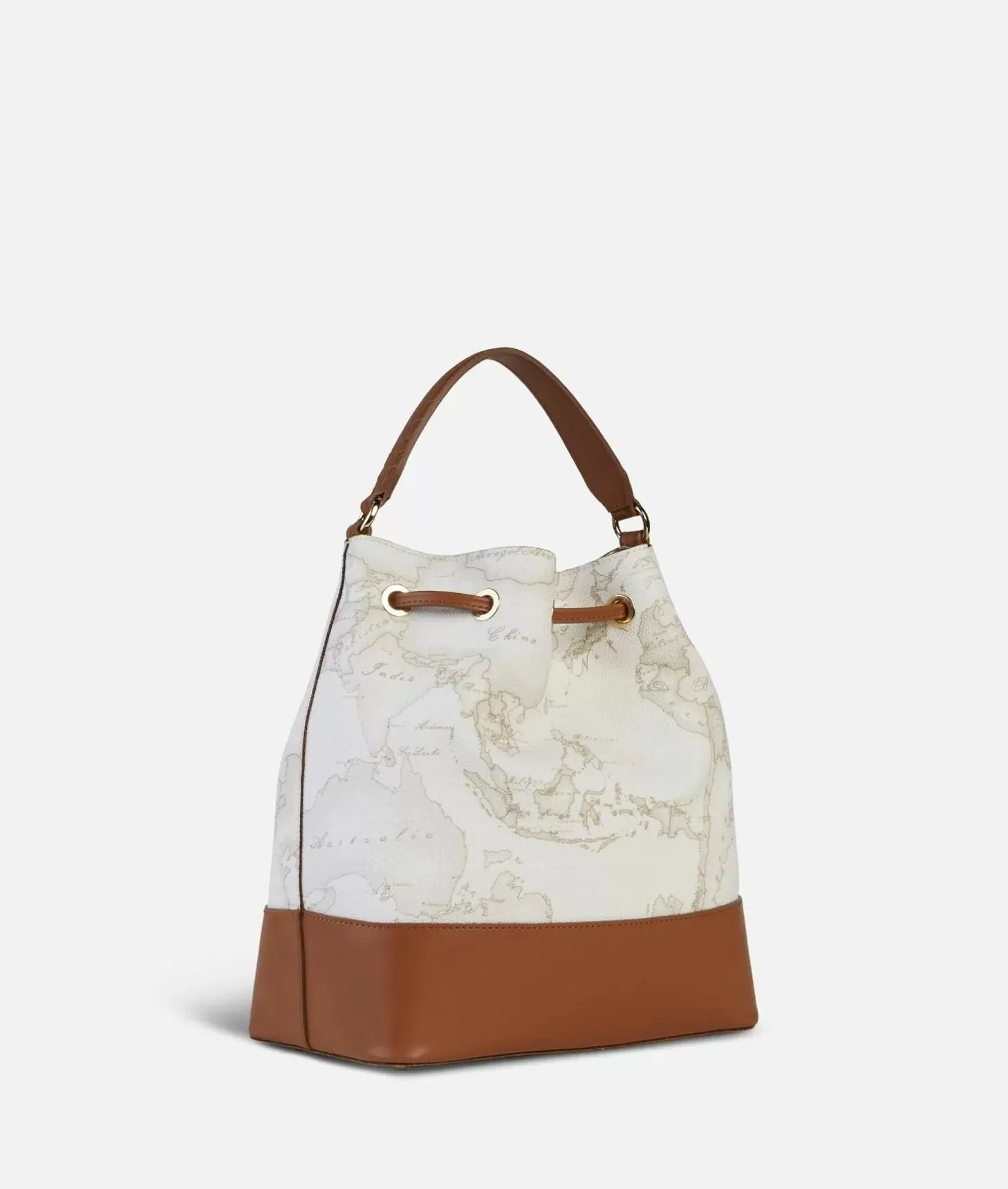 Jour bag secchiello stampa geo white