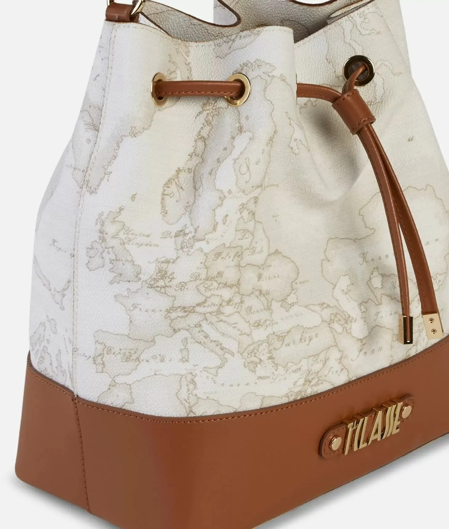 Jour bag secchiello stampa geo white