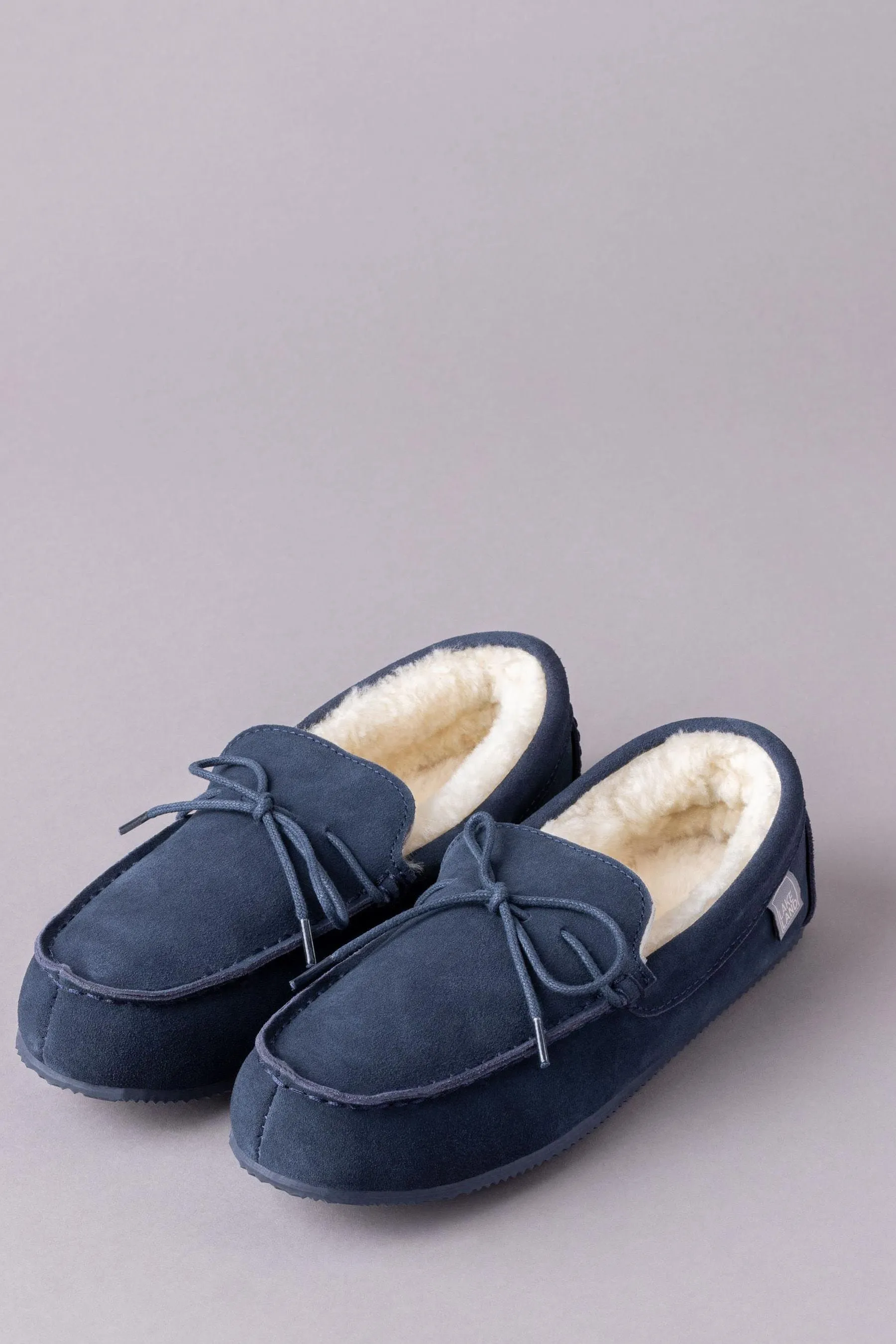 Lakeland Leather - Pantofole a mocassino da uomo in montone