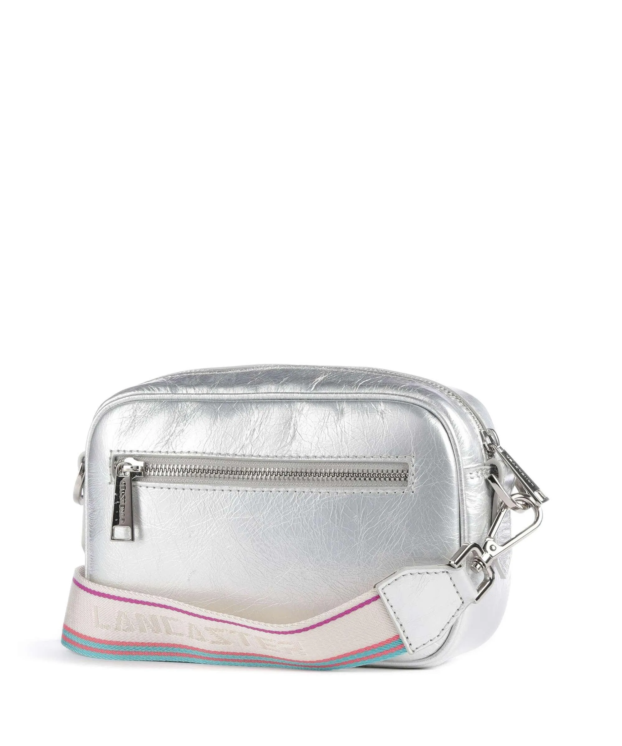  Lancaster Firenze Fashion Borsa a tracolla pelle di vacchetta finemente grana argento  