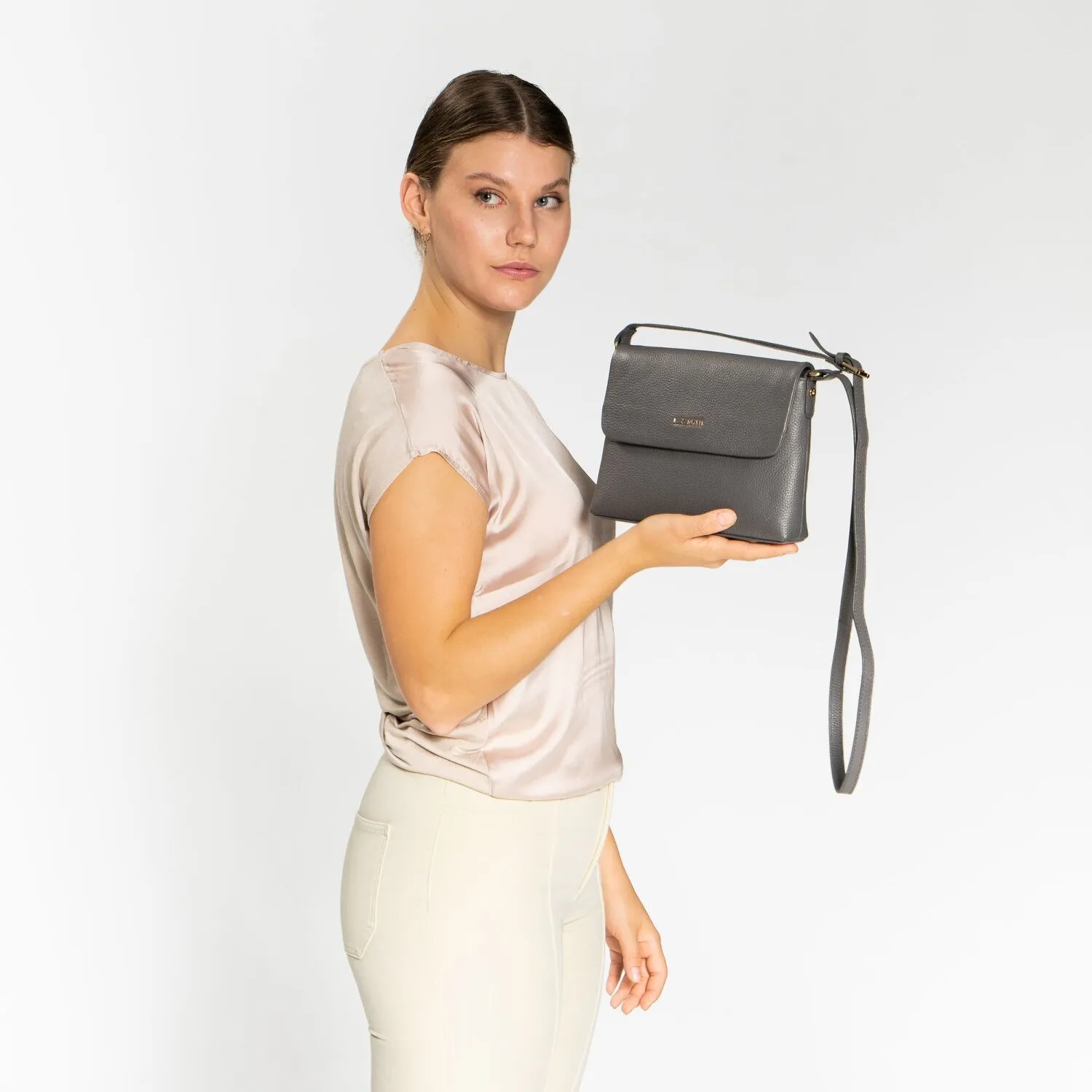 Lazarotti Bologna Borsa a tracolla in pelle 25 cm