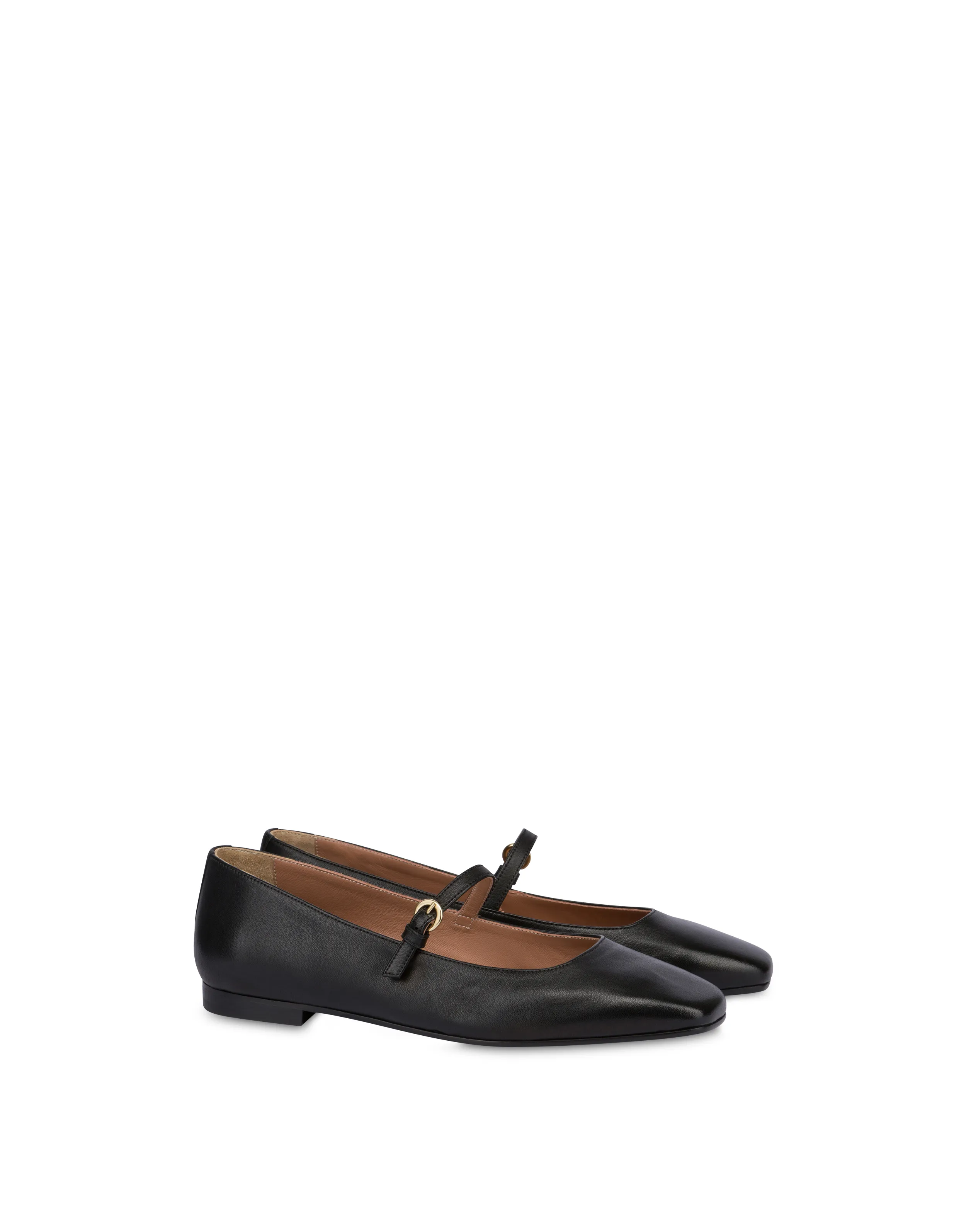     Linea Pollini Ballerine In Nappa Nina Nero