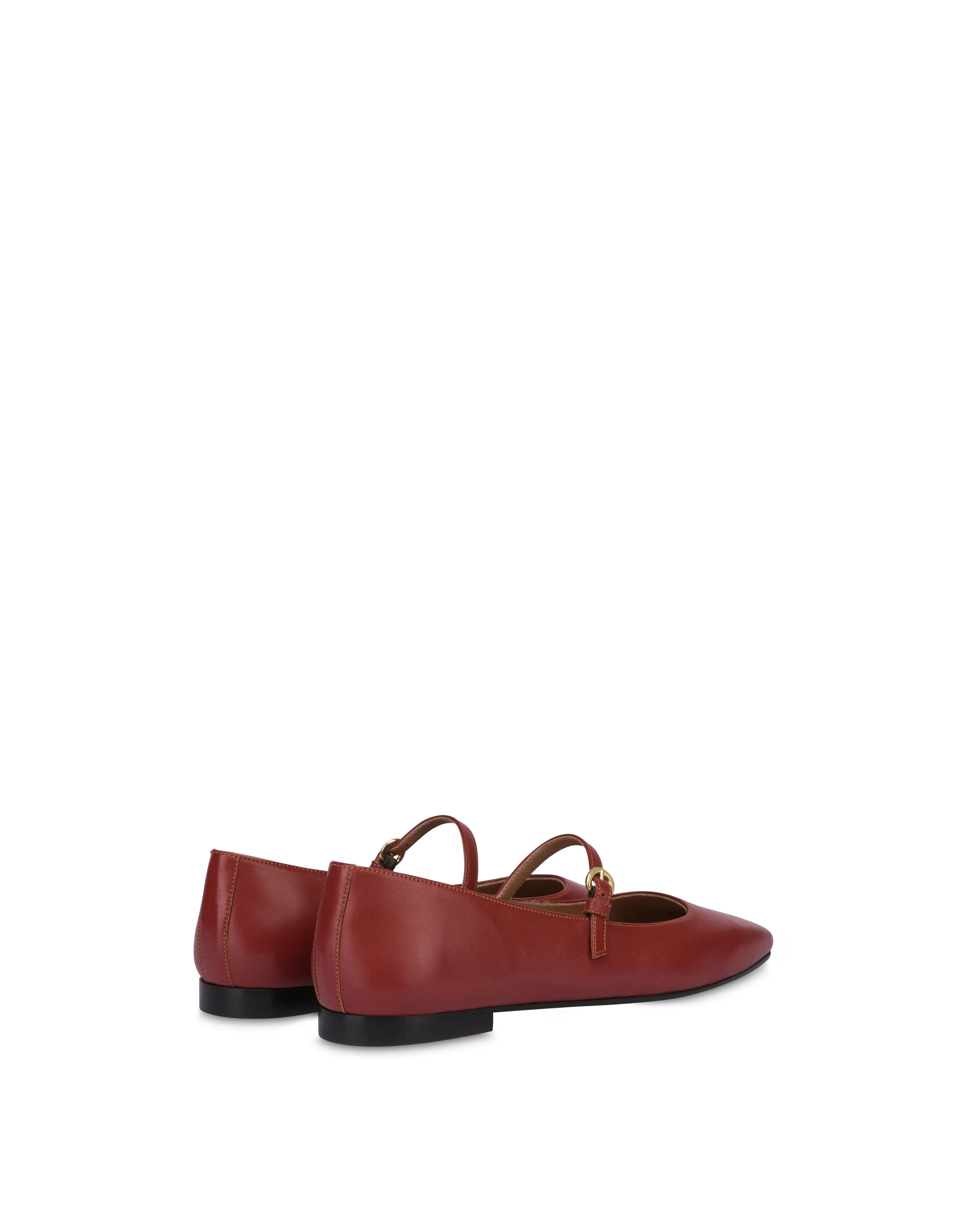     Linea Pollini Ballerine In Nappa Nina Terracotta