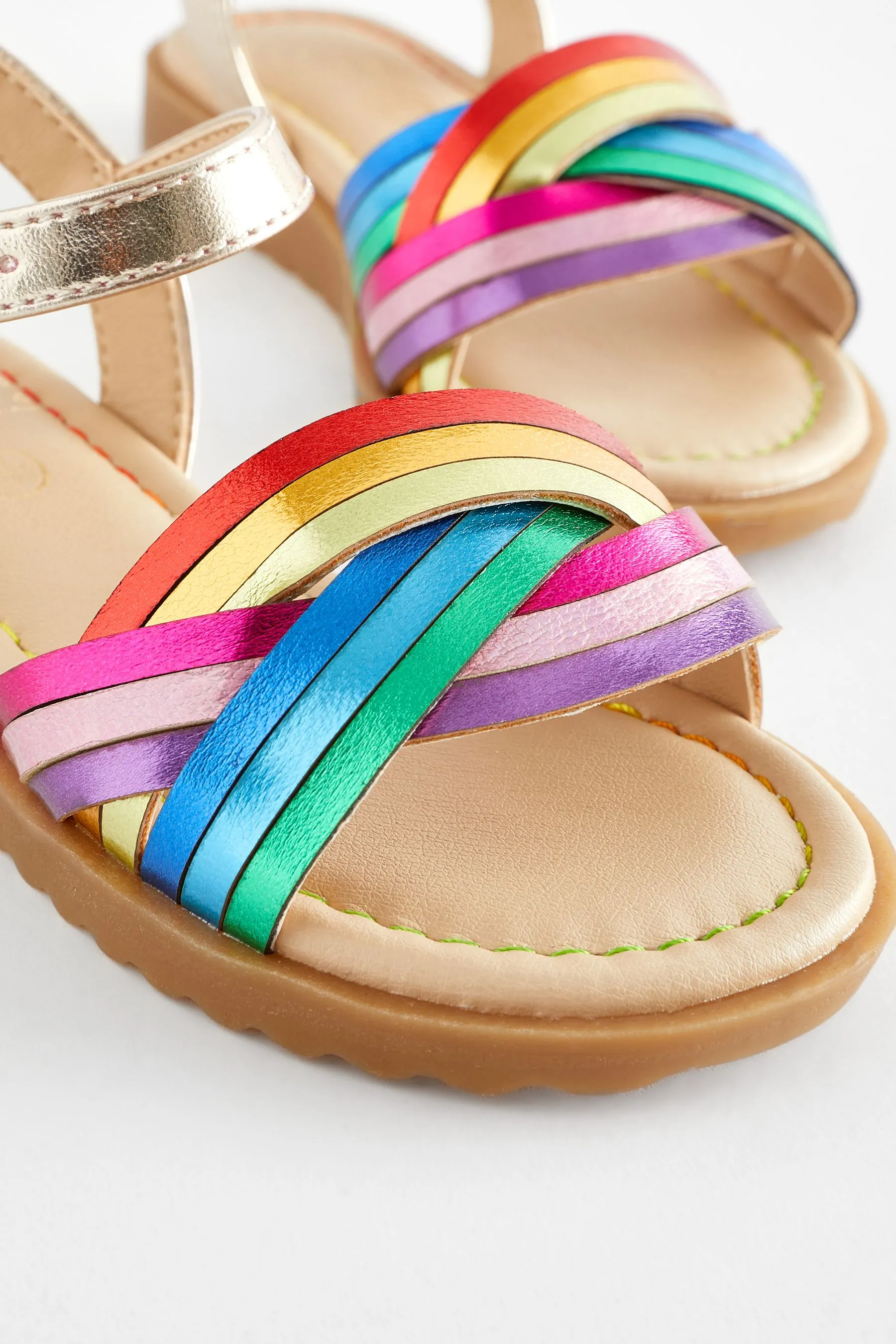 Little Bird by Jools Oliver - Dettagli metallizzati Sandali arcobaleno