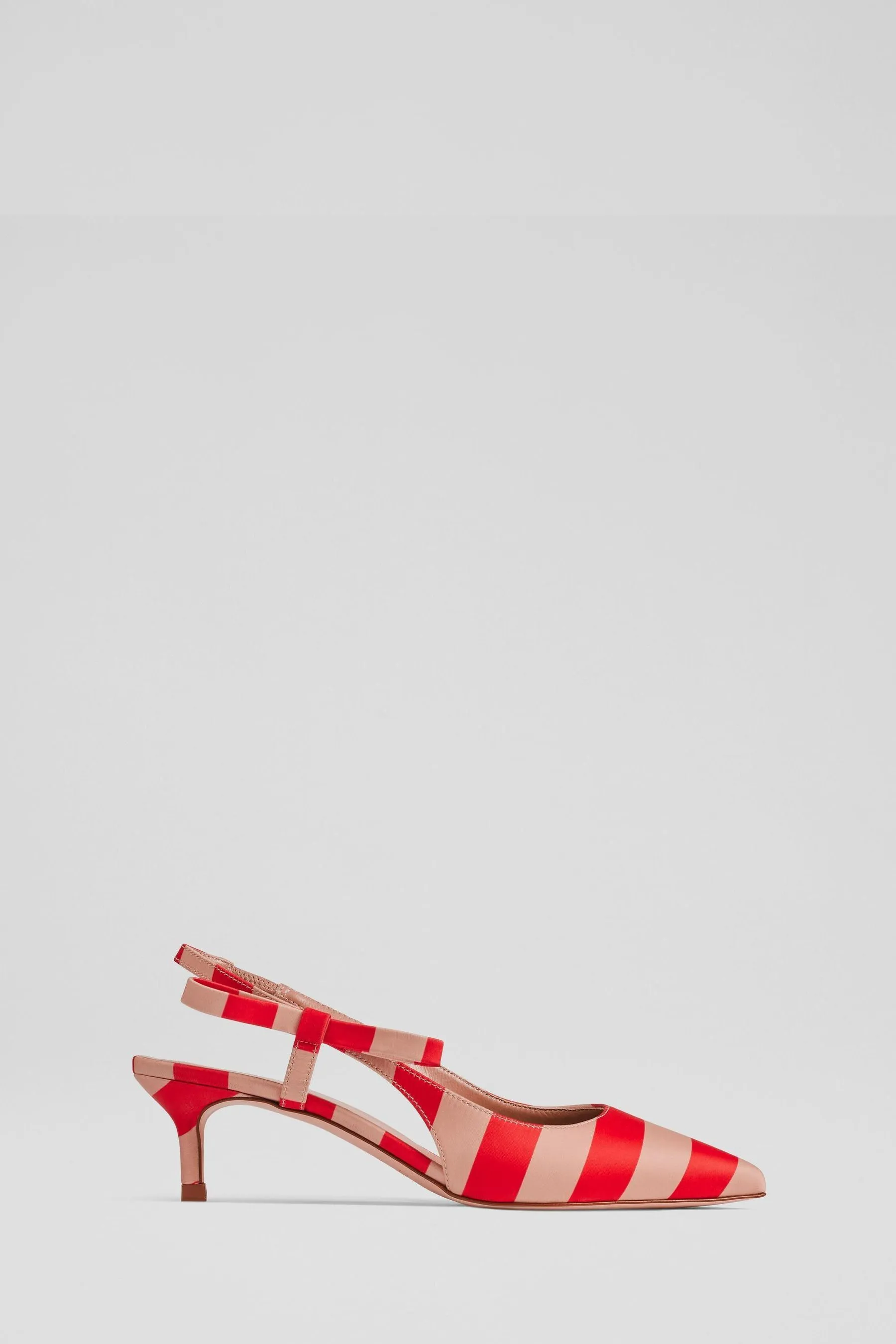 LK Bennett Dettagli metallizzati - Scarpe Fiocco con tacco a rocchetto e scollo alla Barette