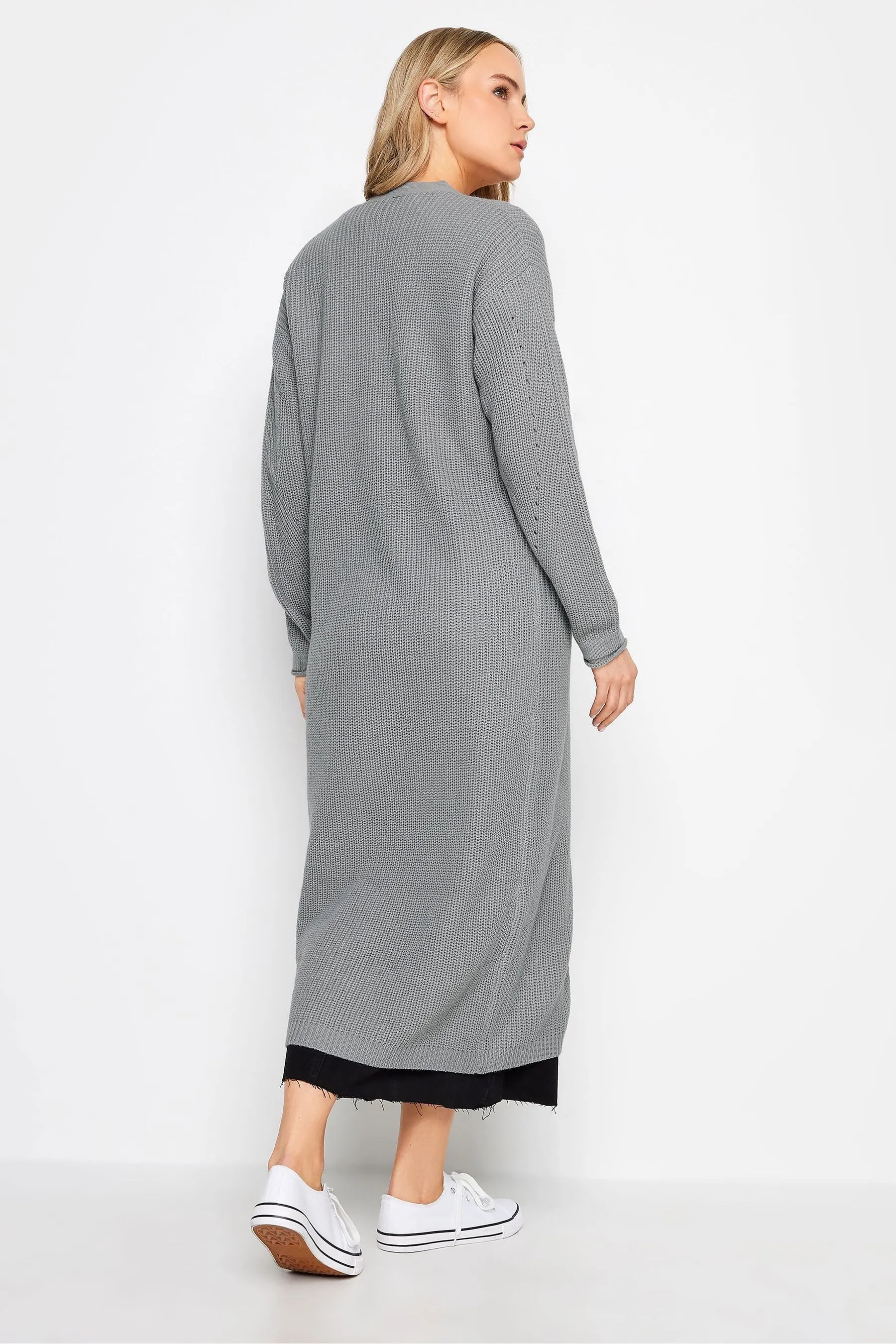 Long Tall Sally - Cardigan lungo a coste    