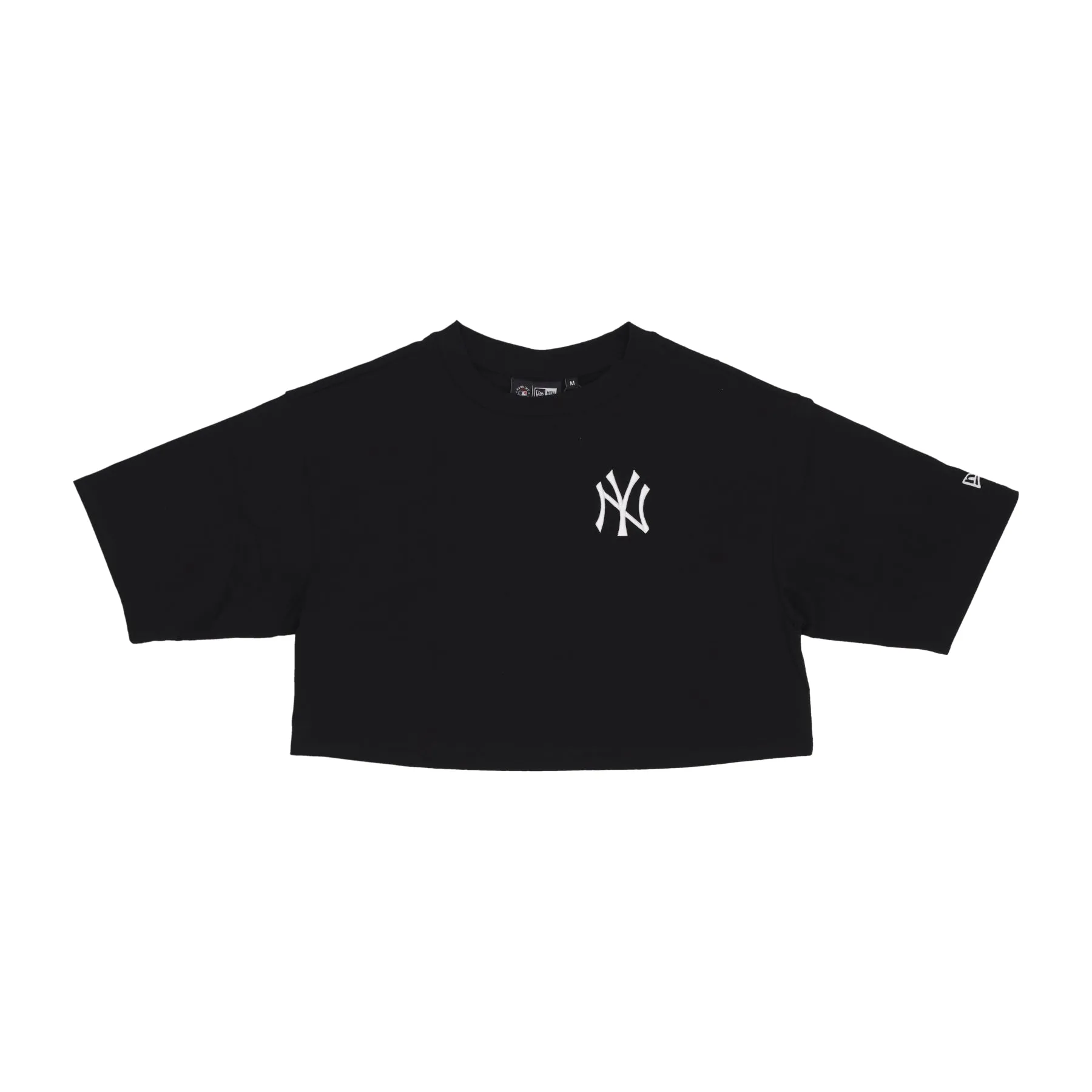 Maglietta Corta Donna Mlb Lifestyle Crop Tee Neyyan Black/white
