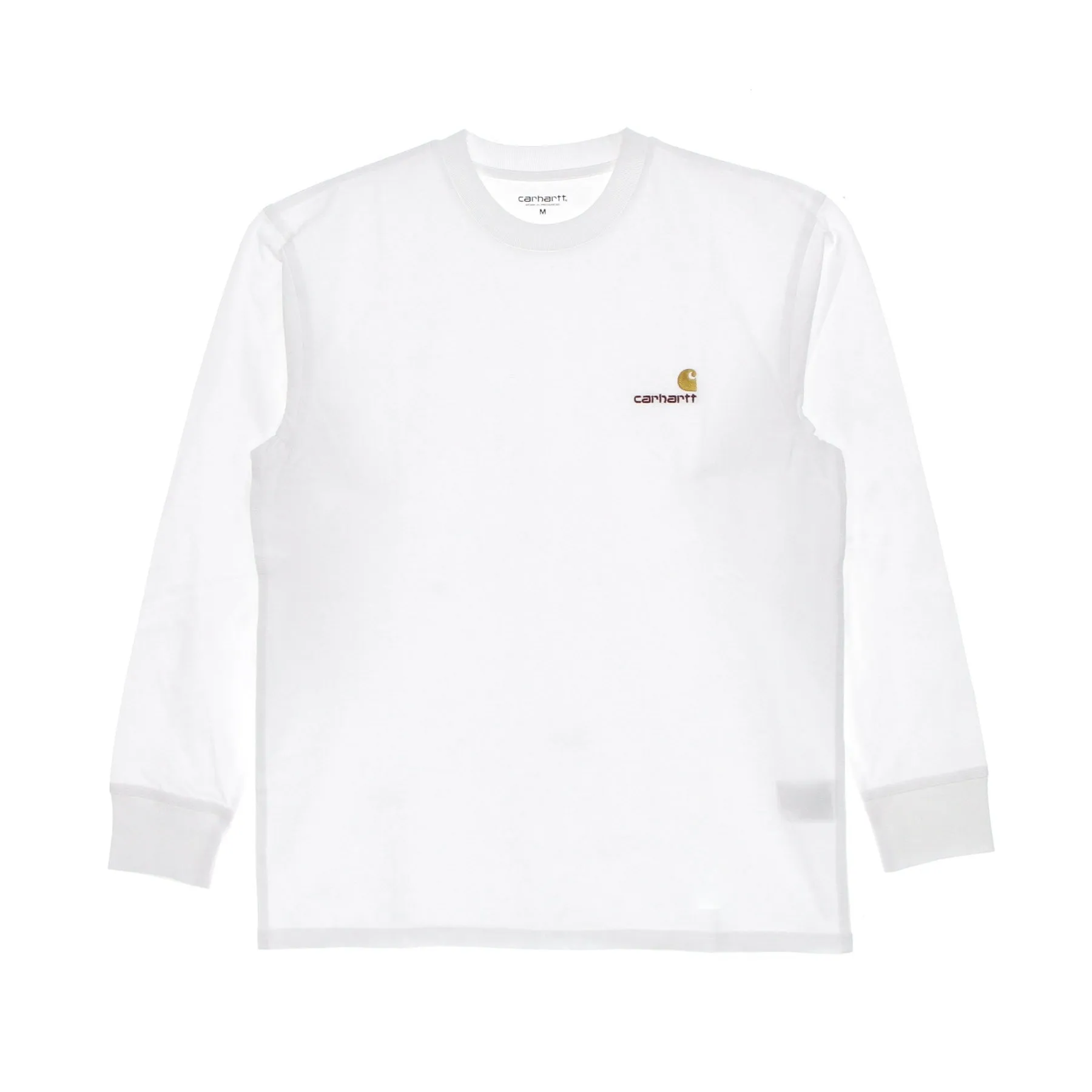 Maglietta Manica Lunga Uomo American Script L/s Tee White