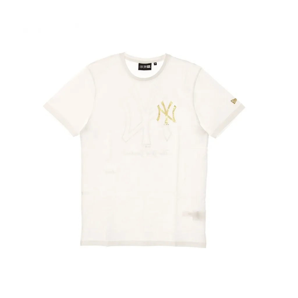 MAGLIETTA MLB METALLIC TEE NEYYAN WHITE