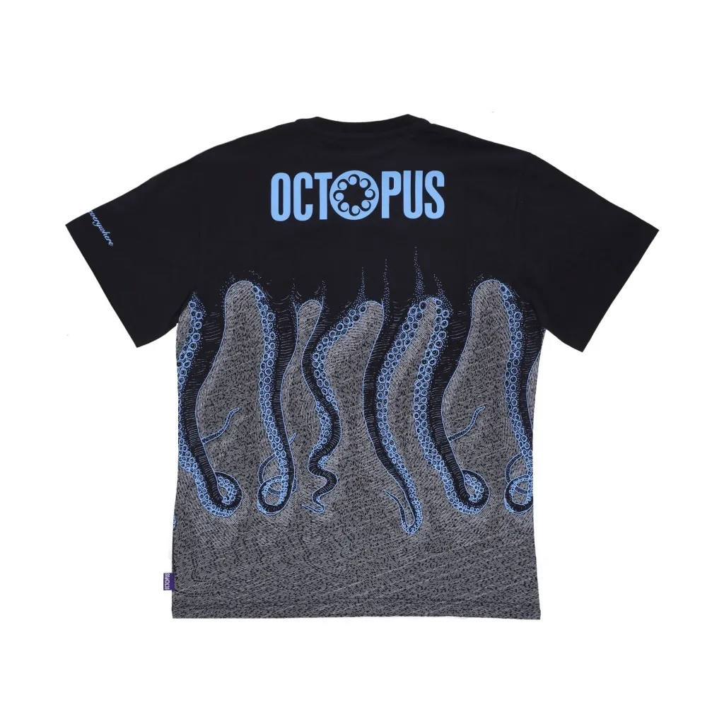 maglietta uomo everywhere octopus tee BLACK