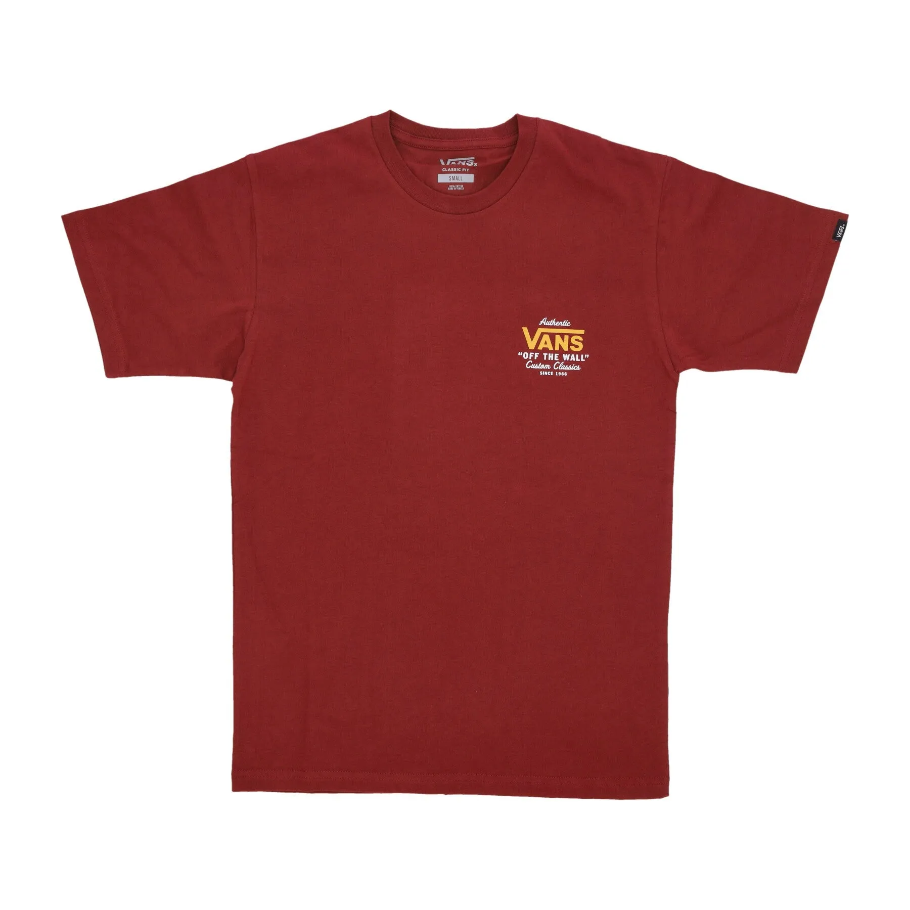 Maglietta Uomo Holder St Classic Tee Syrah/white/old Gold