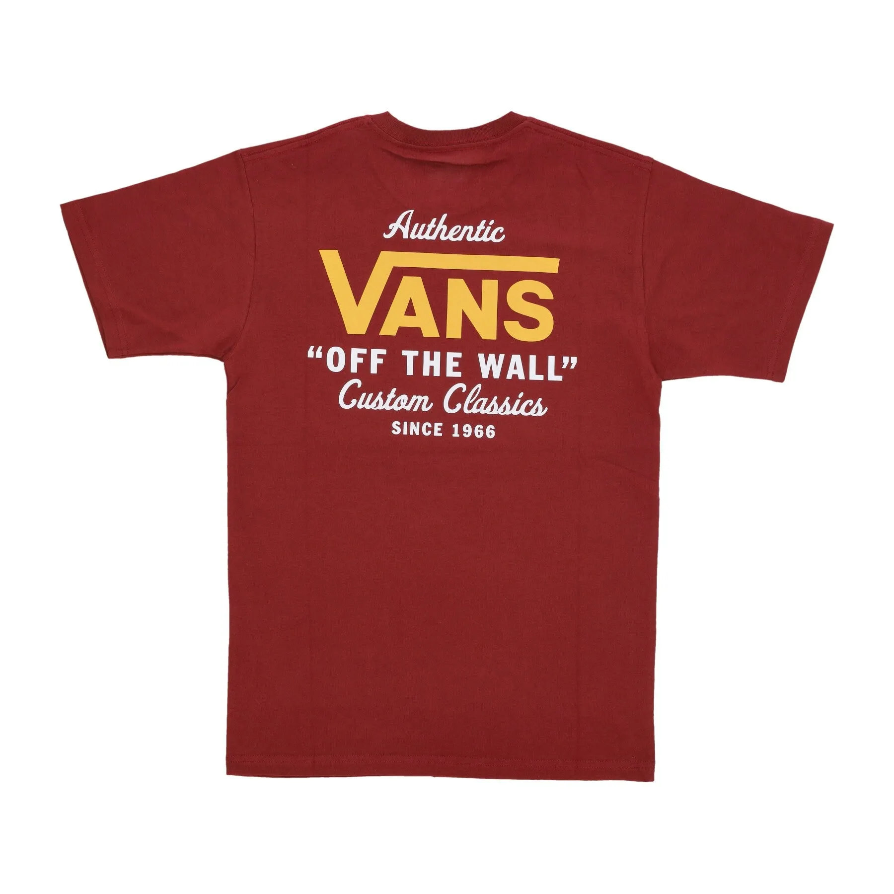 Maglietta Uomo Holder St Classic Tee Syrah/white/old Gold