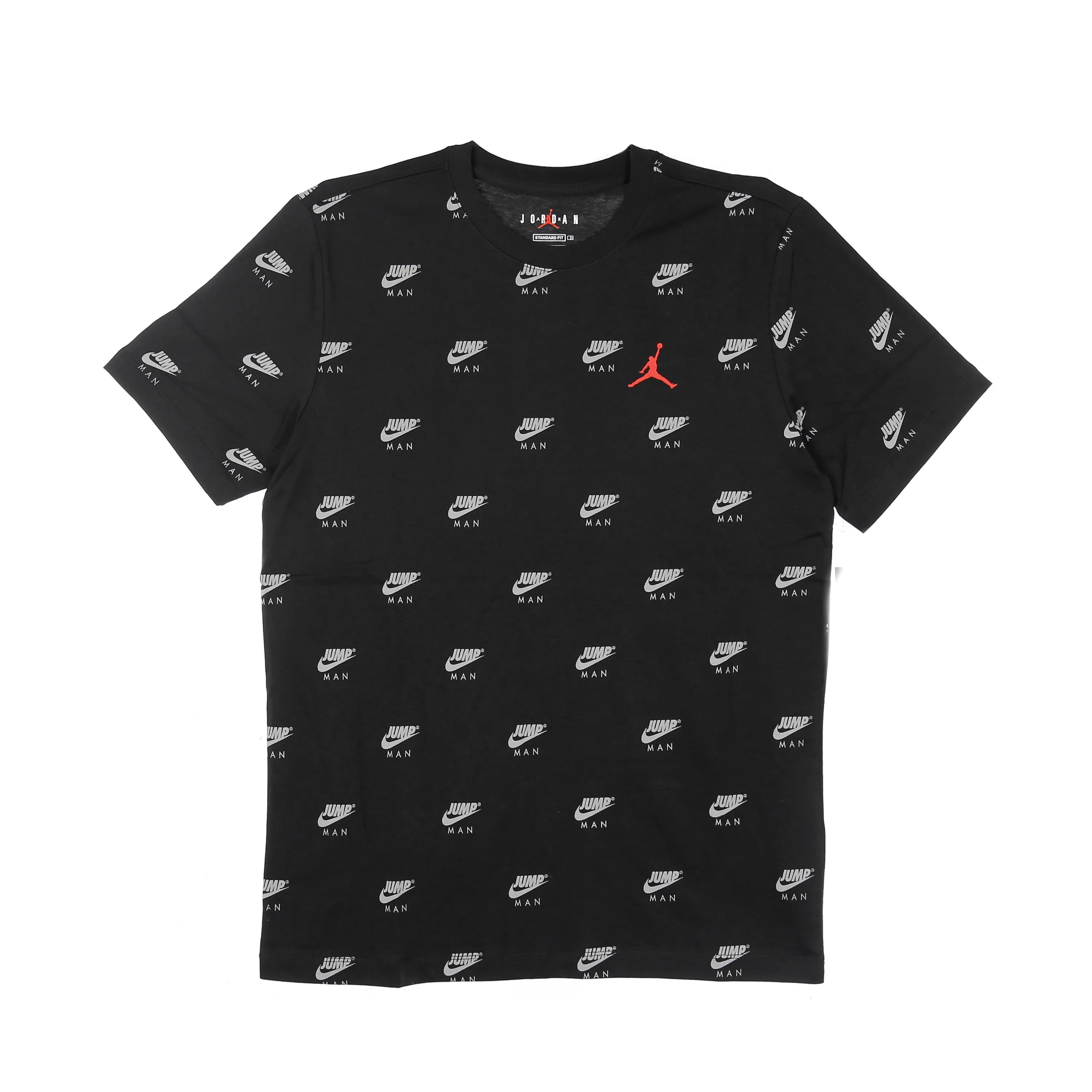 Maglietta Uomo Jumpman Printed Crew Tee Gym Red/black/white