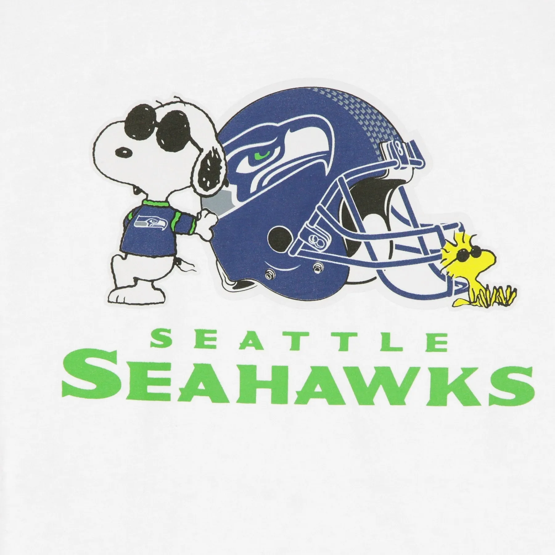 Maglietta Uomo Nfl Snoopy Woodstock Tee 94 Seasea White/original Team Colors