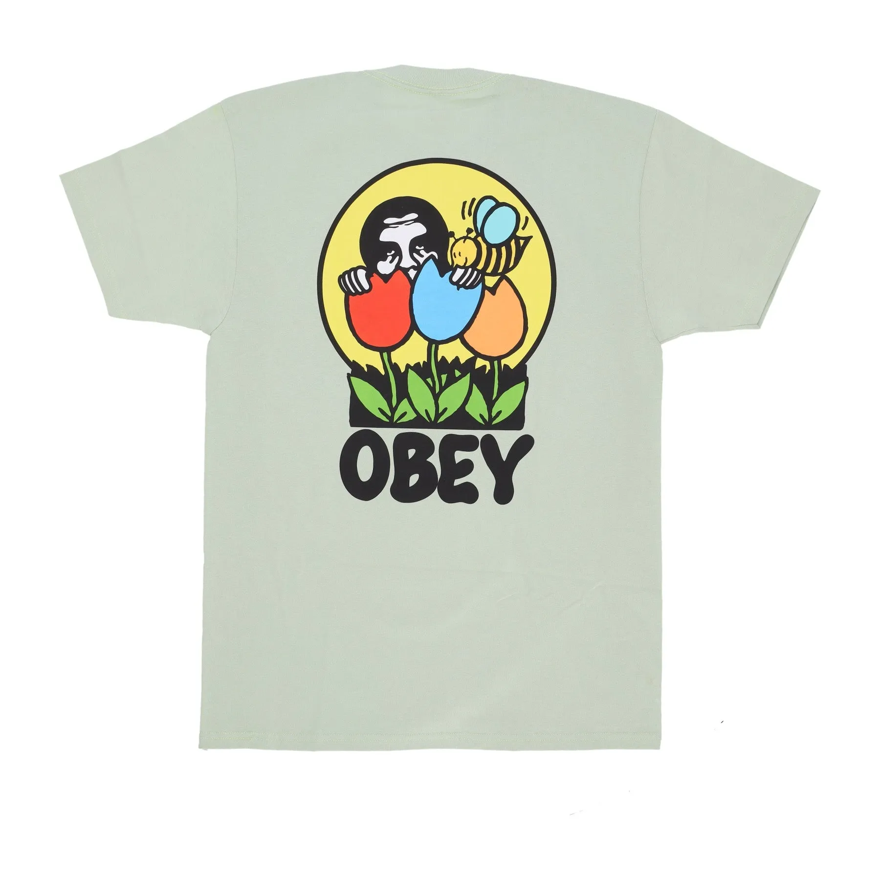 Maglietta Uomo Obey Was Here Classic Tee Cucumber