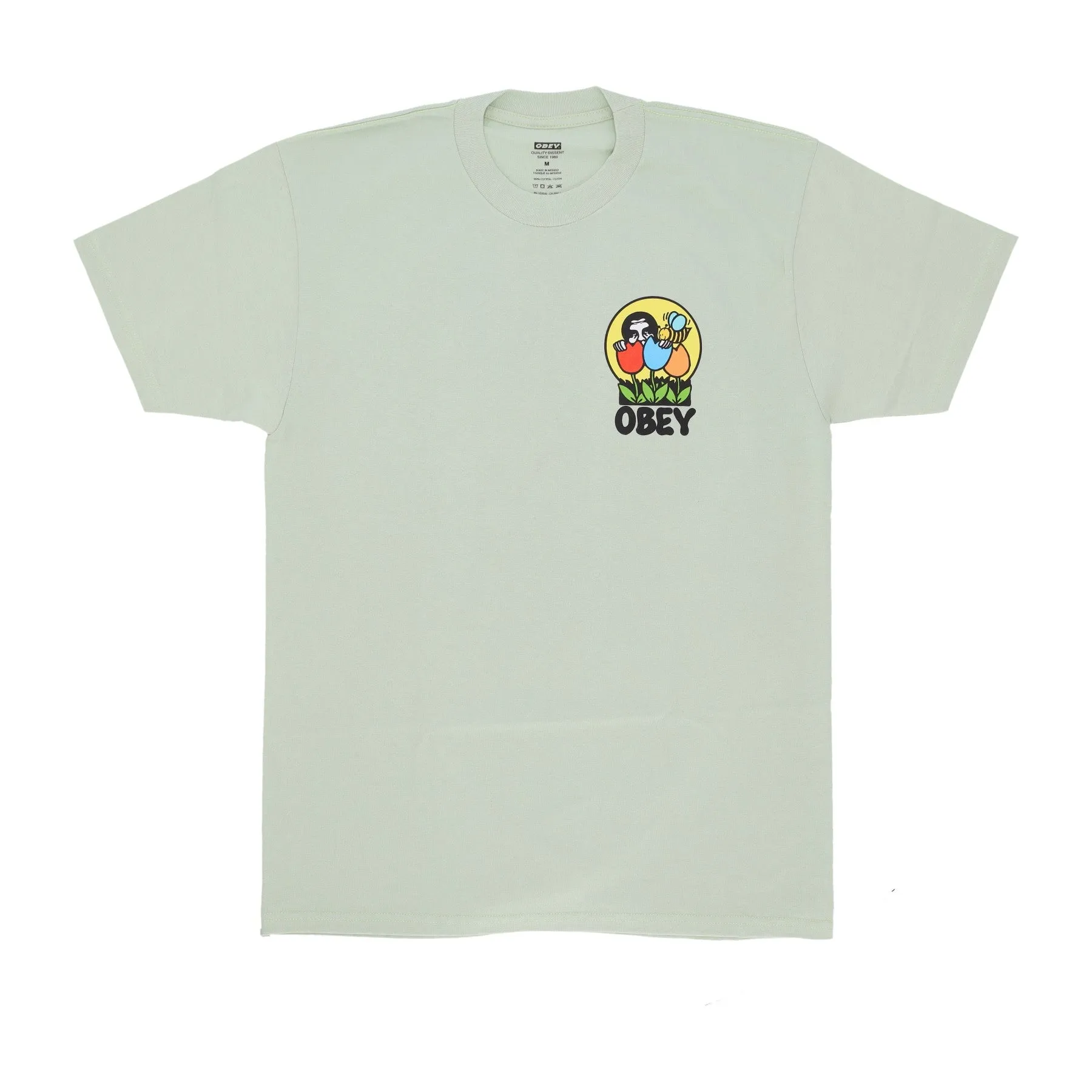 Maglietta Uomo Obey Was Here Classic Tee Cucumber