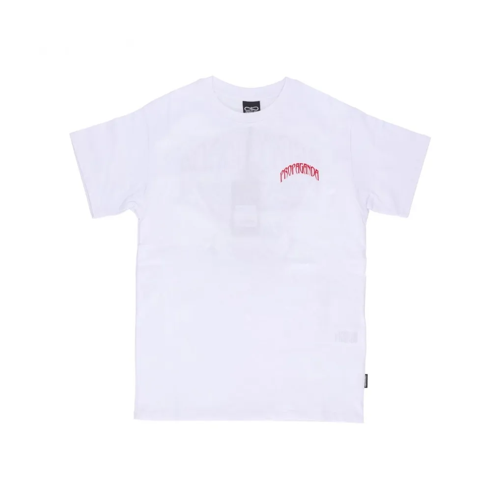maglietta uomo triangle web tee WHITE