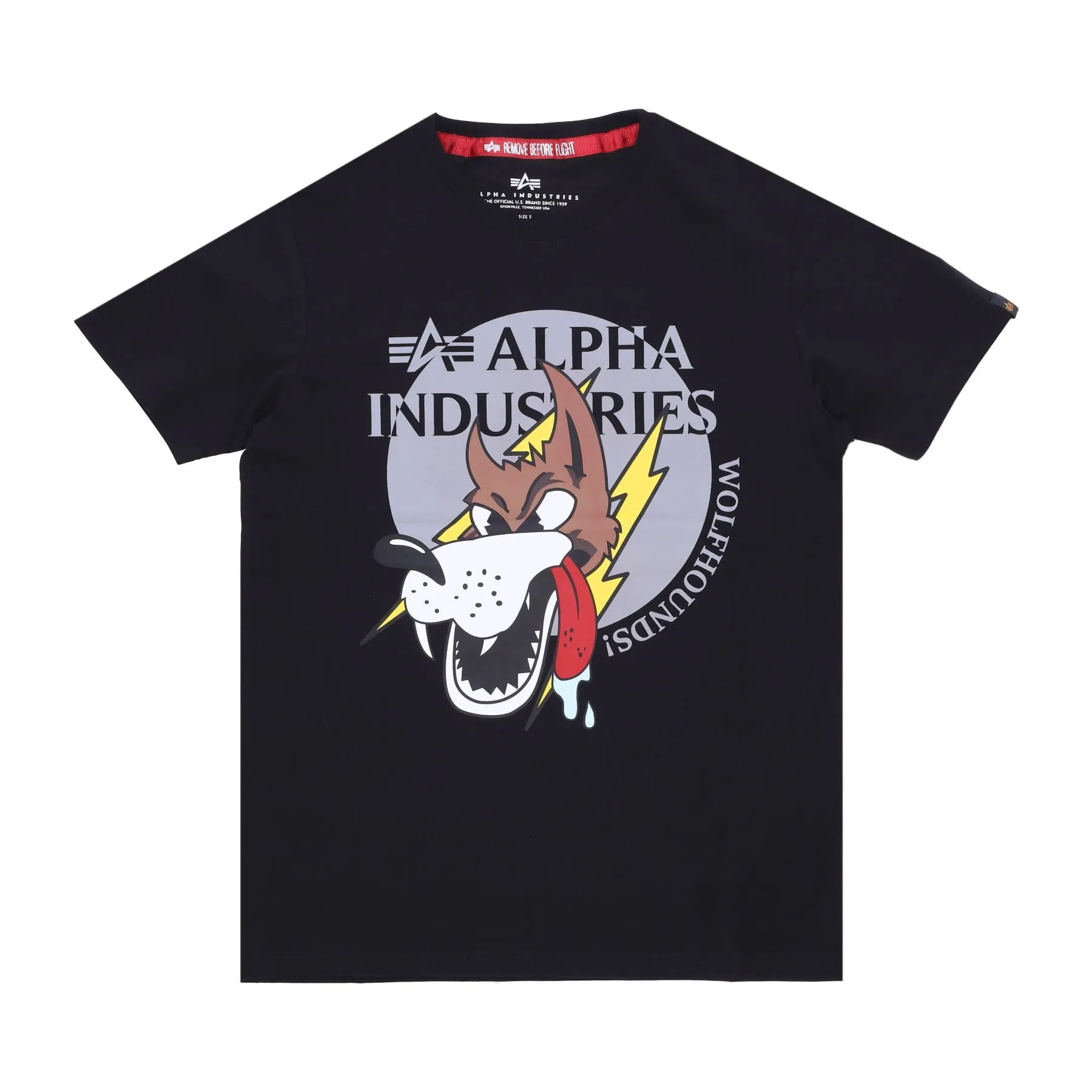 Maglietta Uomo Wolfhounds Tee Black