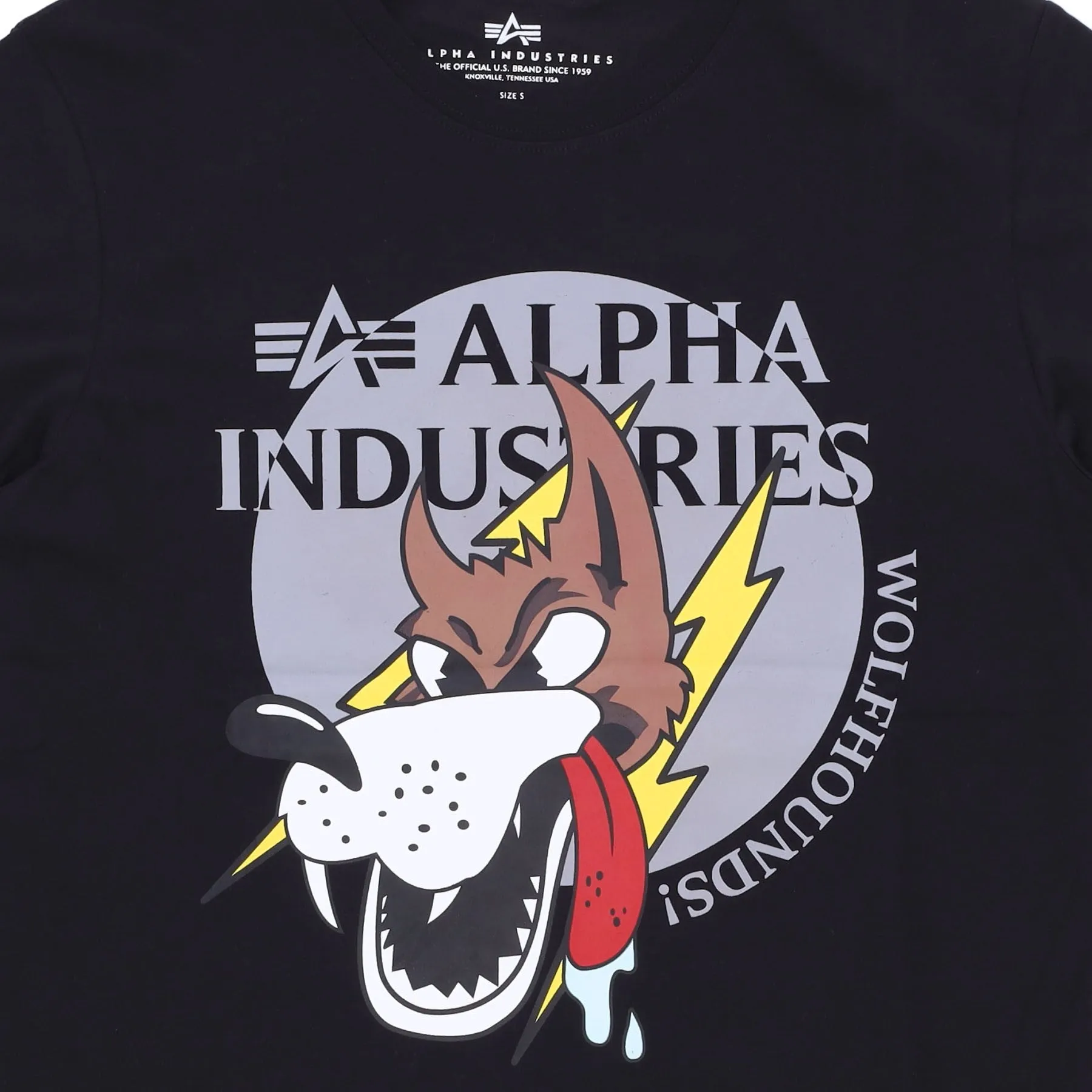 Maglietta Uomo Wolfhounds Tee Black