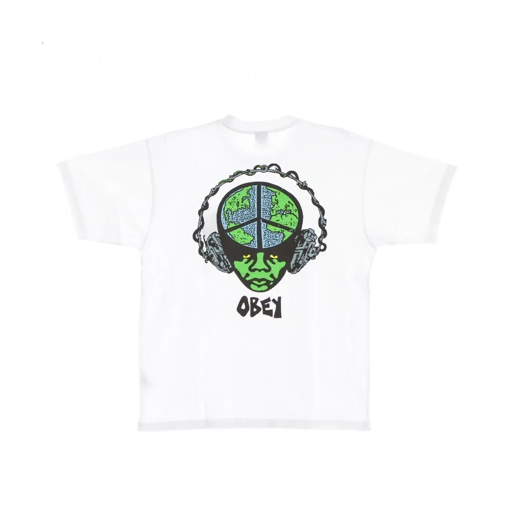 maglietta uomo world peace heavyweight tee WHITE