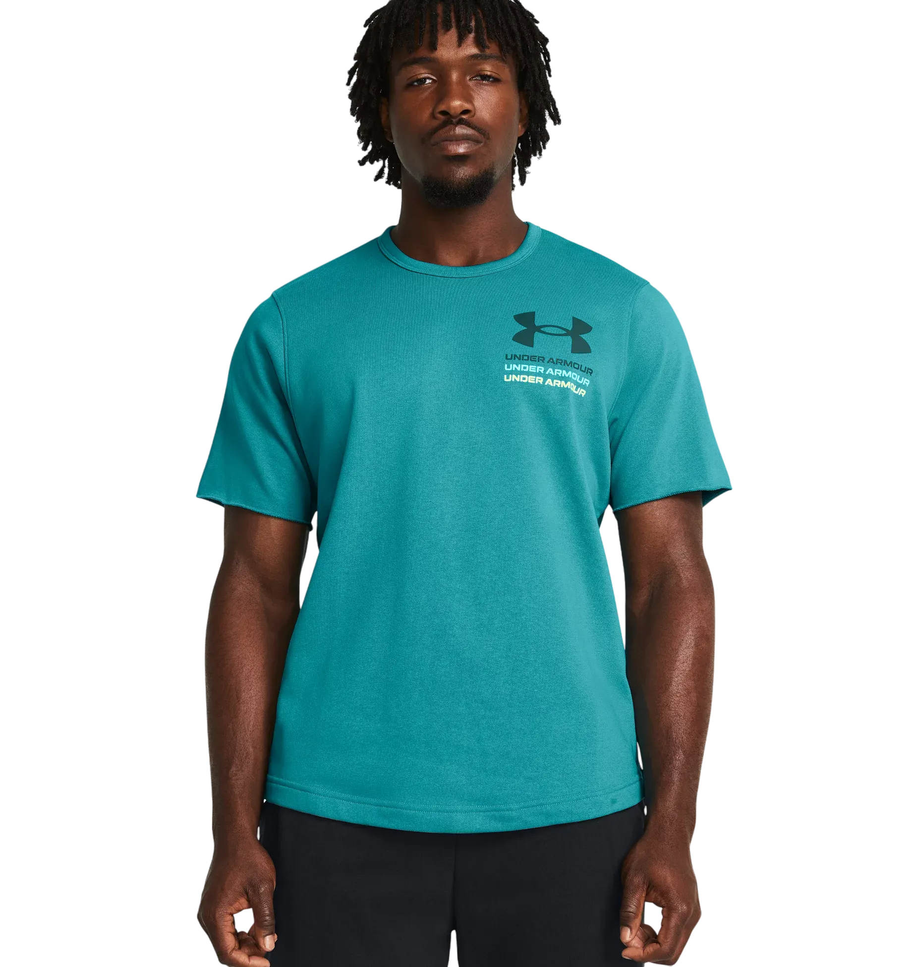 Magliette Under Armour UA Rival Terry SS Colorblock