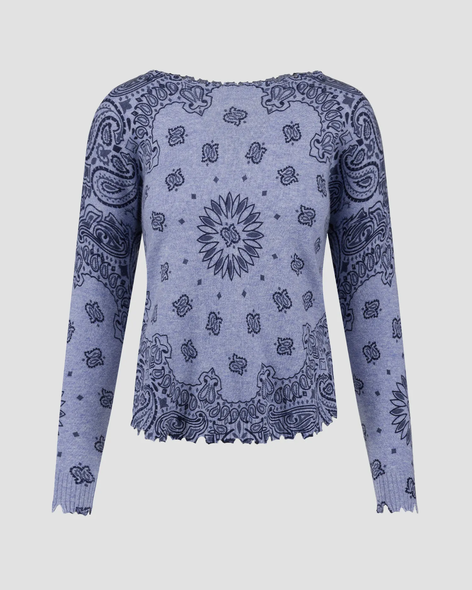 Maglione in cashmere da donna Kujten Mela Bandana Bico F2913-2253
