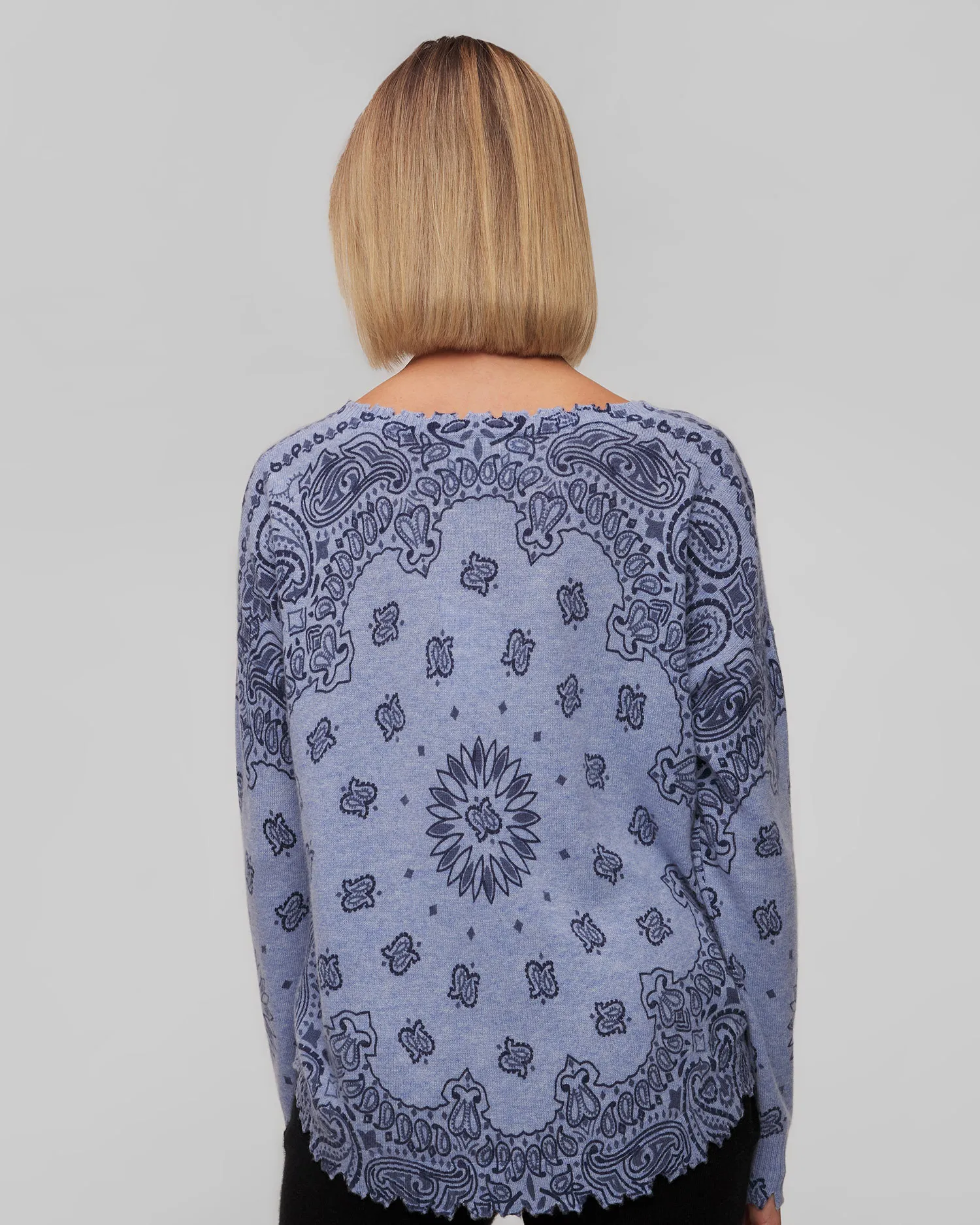 Maglione in cashmere da donna Kujten Mela Bandana Bico F2913-2253