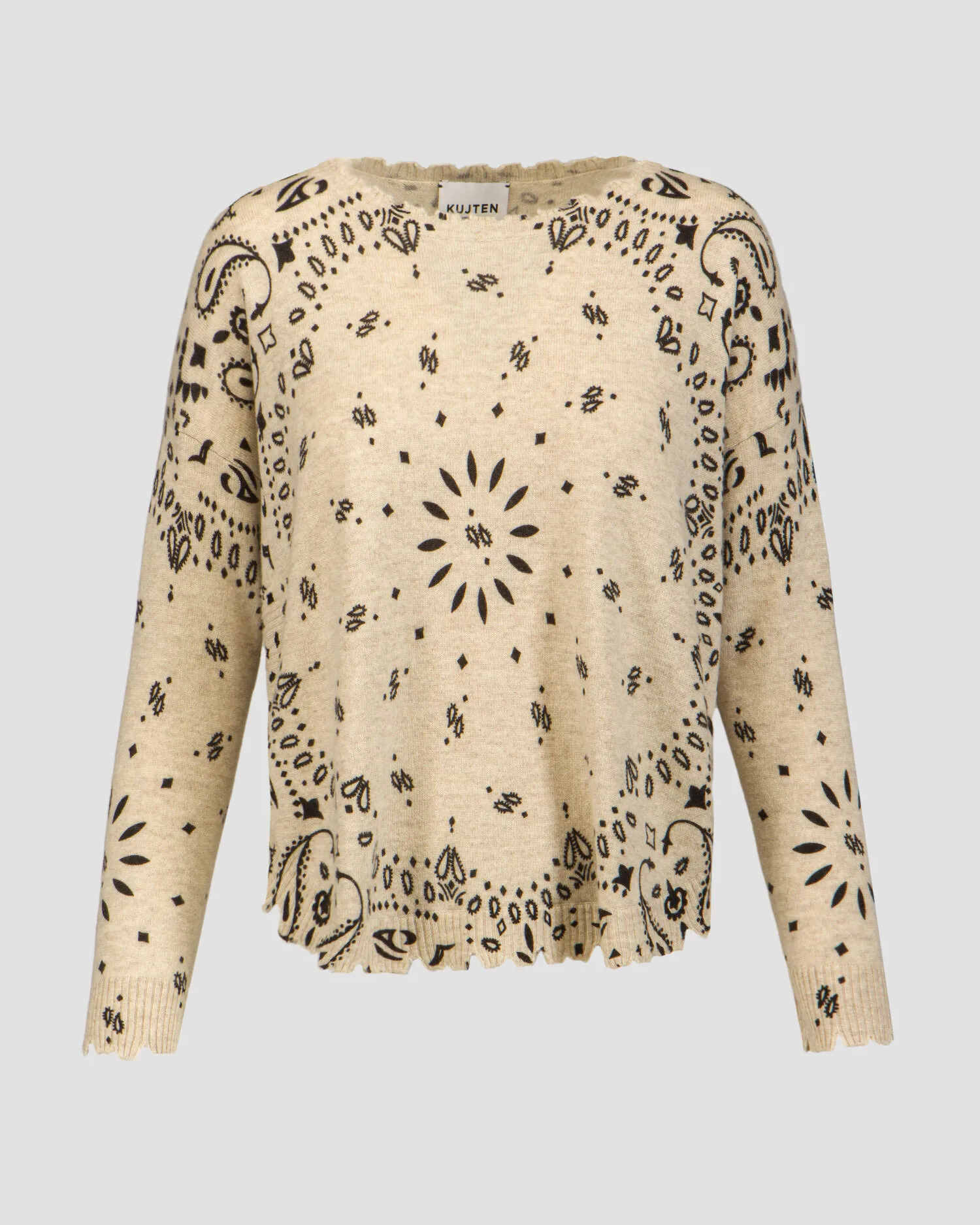 Maglione in cashmere da donna Kujten Mela Bandana f2500-2238