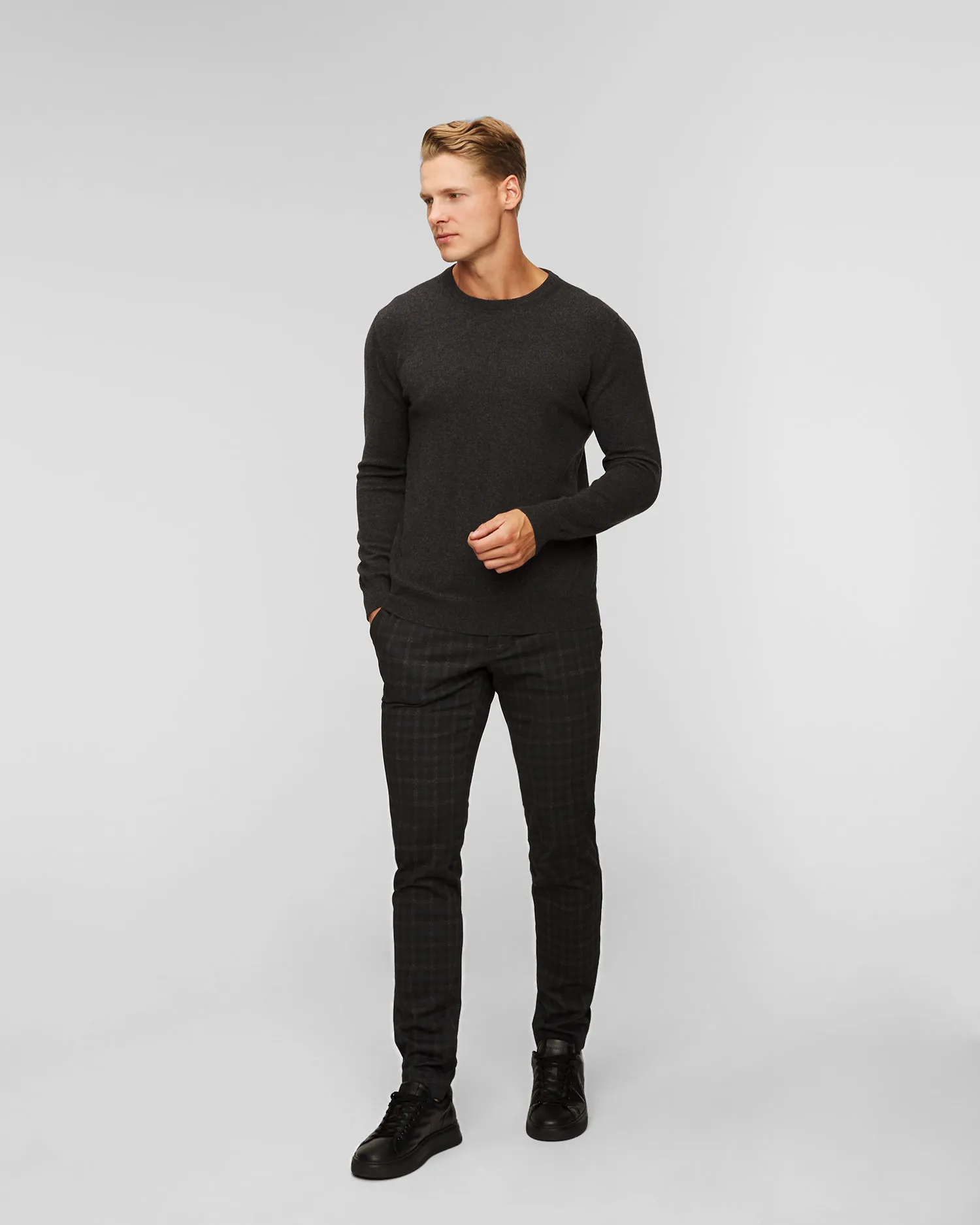 Maglione in cashmere da uomo Johnstons of Elgin kap04655ha71654-ha7165