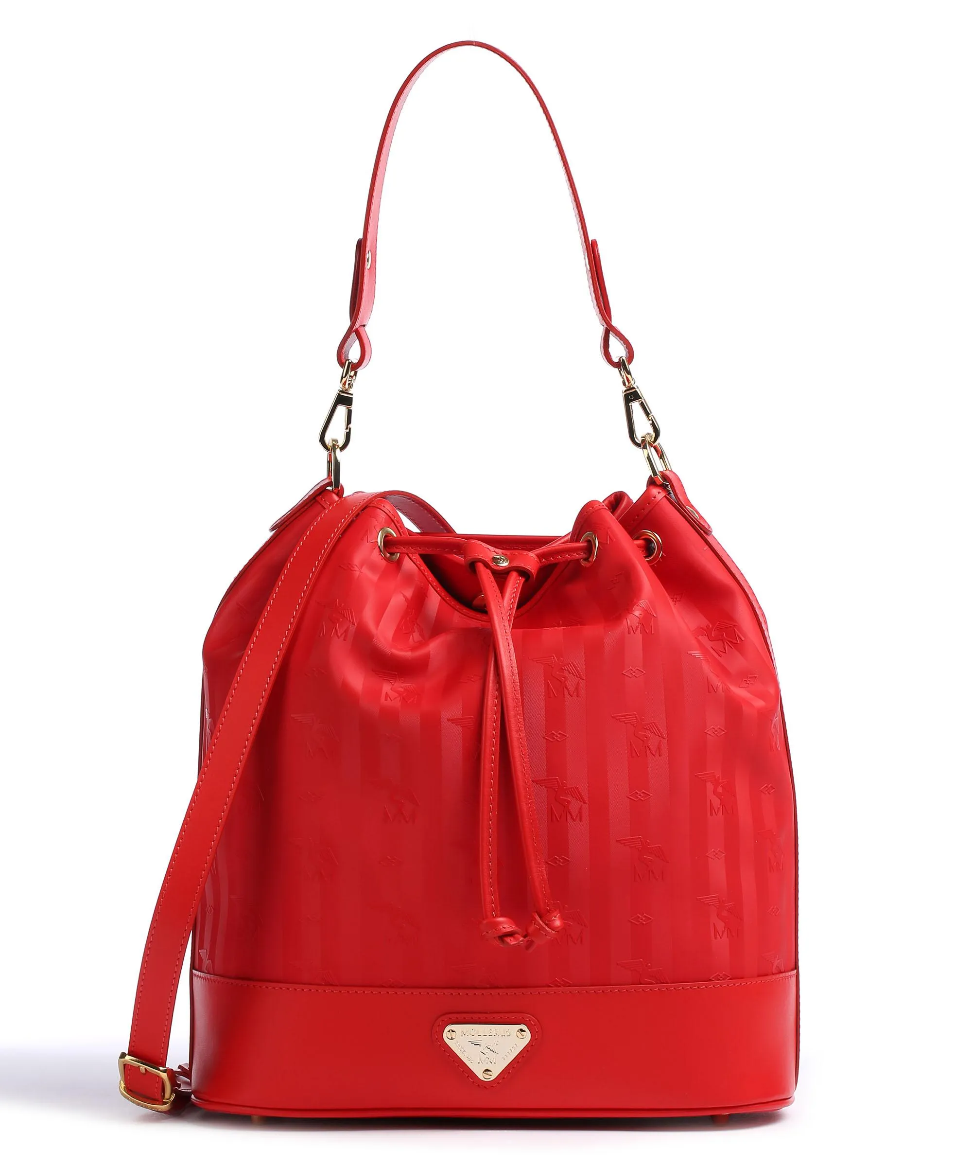  Maison Mollerus Vinerus Niesen Borsa a secchiello tela rosso  