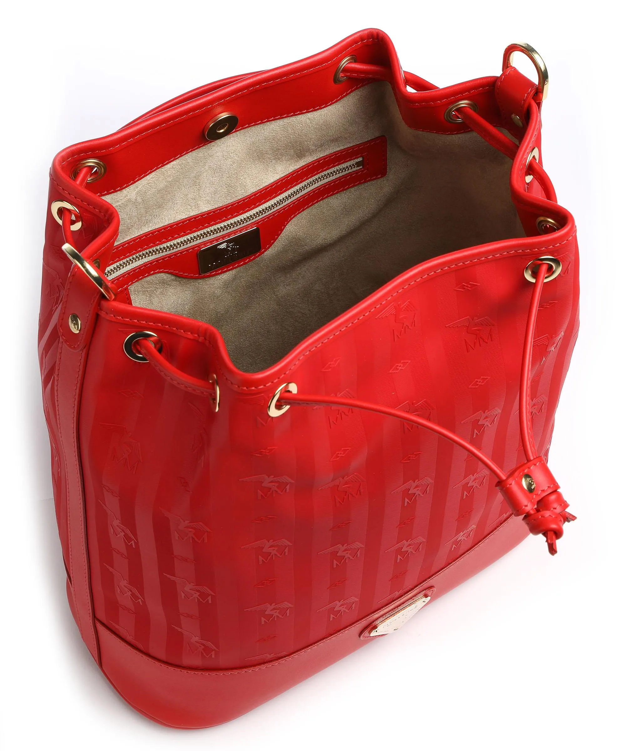  Maison Mollerus Vinerus Niesen Borsa a secchiello tela rosso  