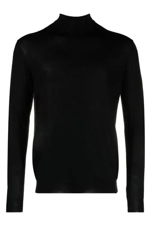 MALO Abbigliamento,Maglieria Maglione in cashmere nero 