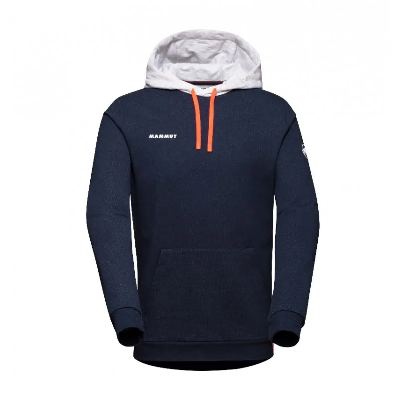 MAMMUT La Liste ML Hoody Men Marine melange-highway melange