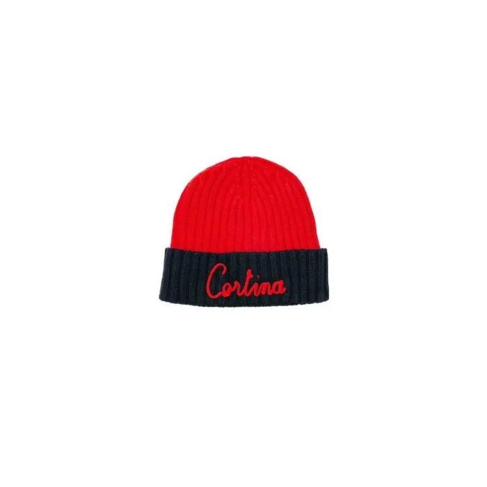 Mc2 Saint Barth Cappello In Misto Cashmere Con Ricamo Cortina