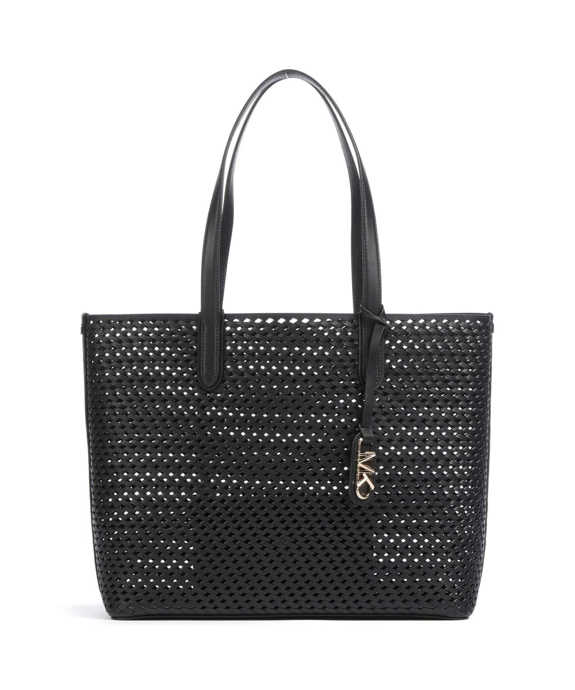  Michael Kors Eliza Borsa shopper pelle di vacchetta finemente grana nero  