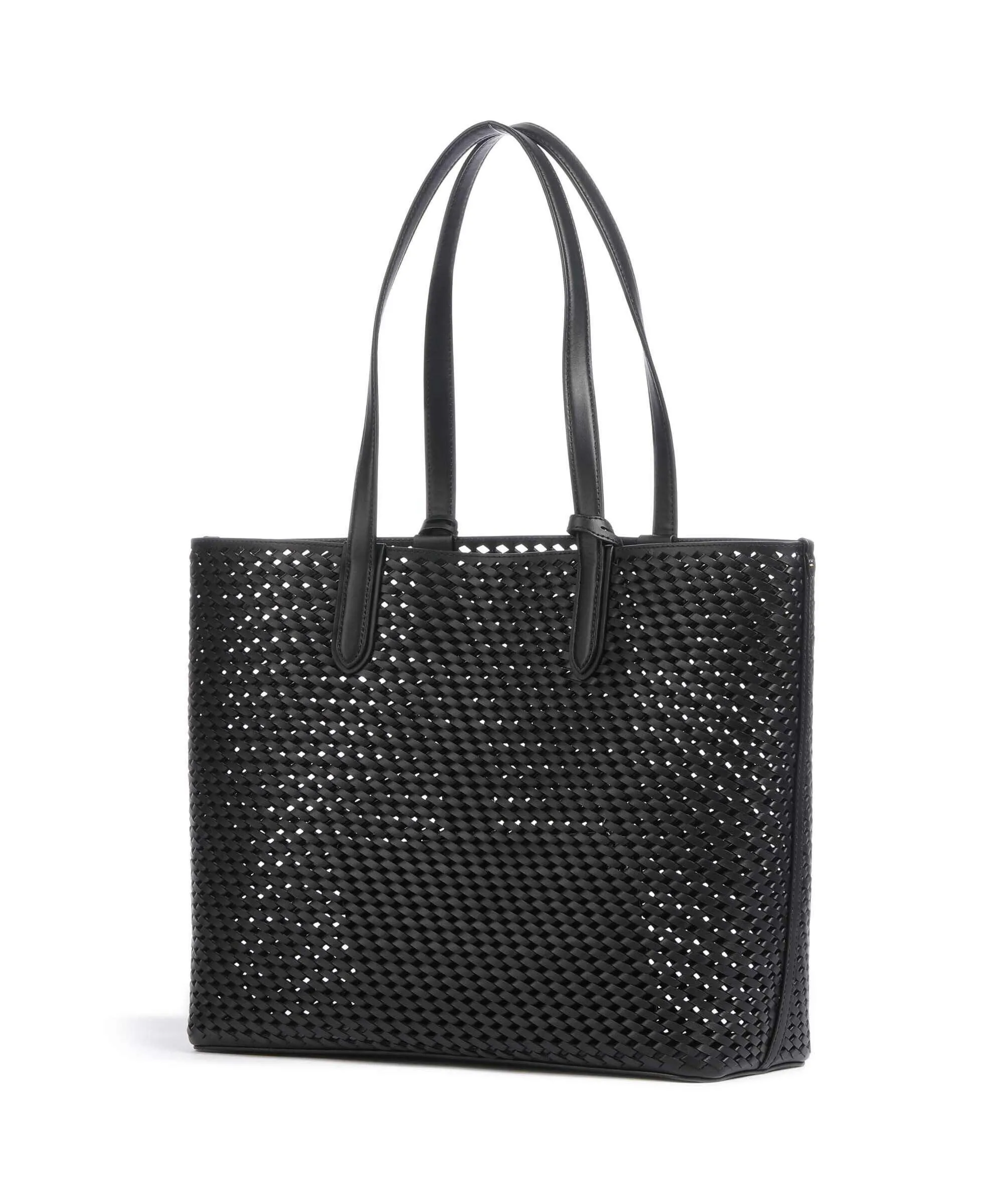  Michael Kors Eliza Borsa shopper pelle di vacchetta finemente grana nero  