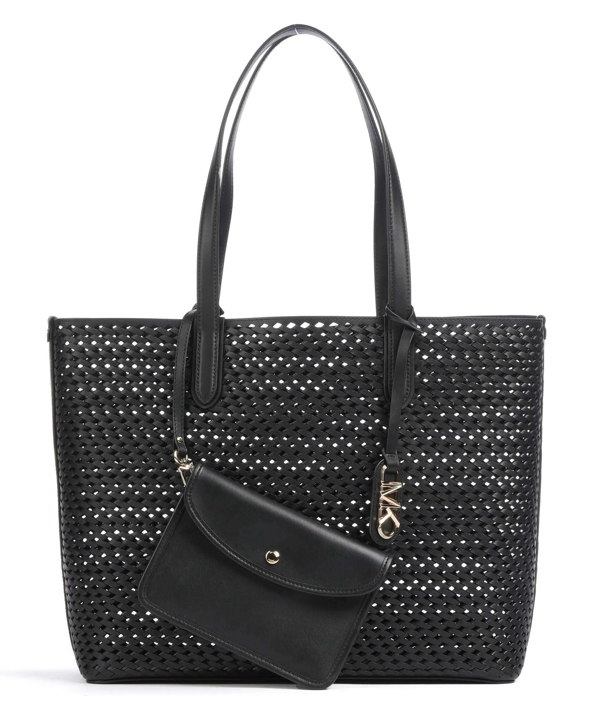  Michael Kors Eliza Borsa shopper pelle di vacchetta finemente grana nero  