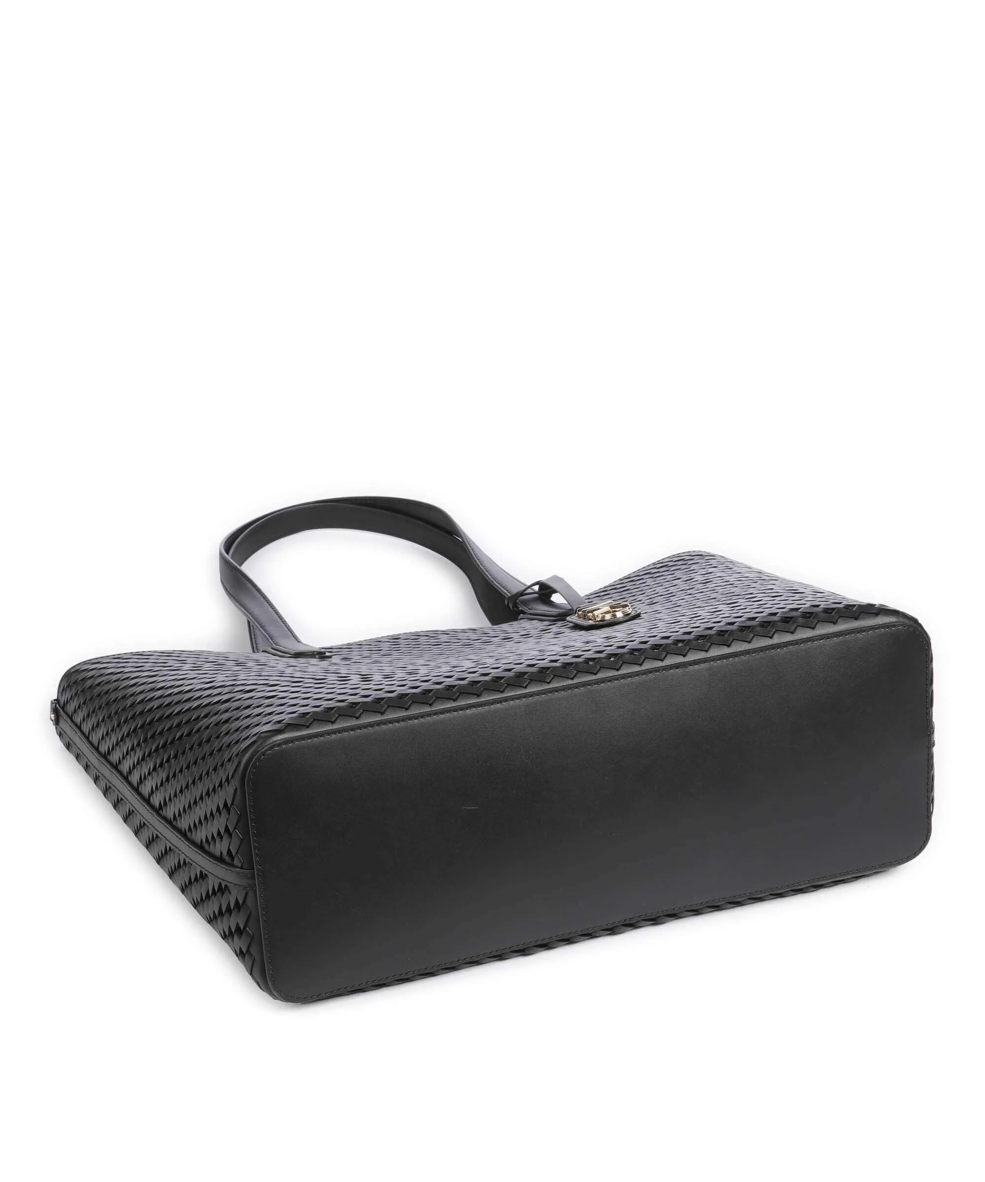  Michael Kors Eliza Borsa shopper pelle di vacchetta finemente grana nero  