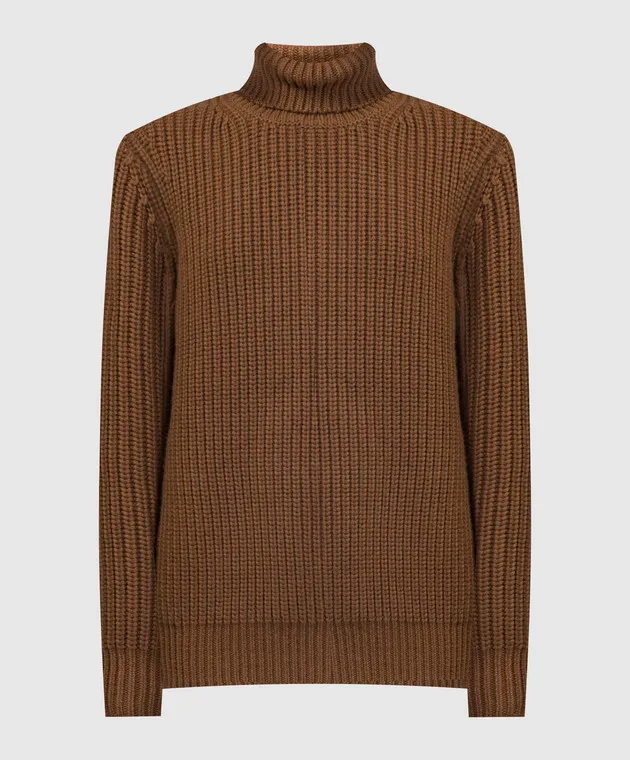Michael Kors Maglione in cashmere marrone DK027Y0015220