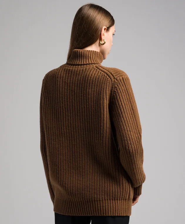 Michael Kors Maglione in cashmere marrone DK027Y0015220