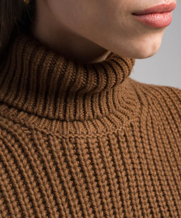 Michael Kors Maglione in cashmere marrone DK027Y0015220