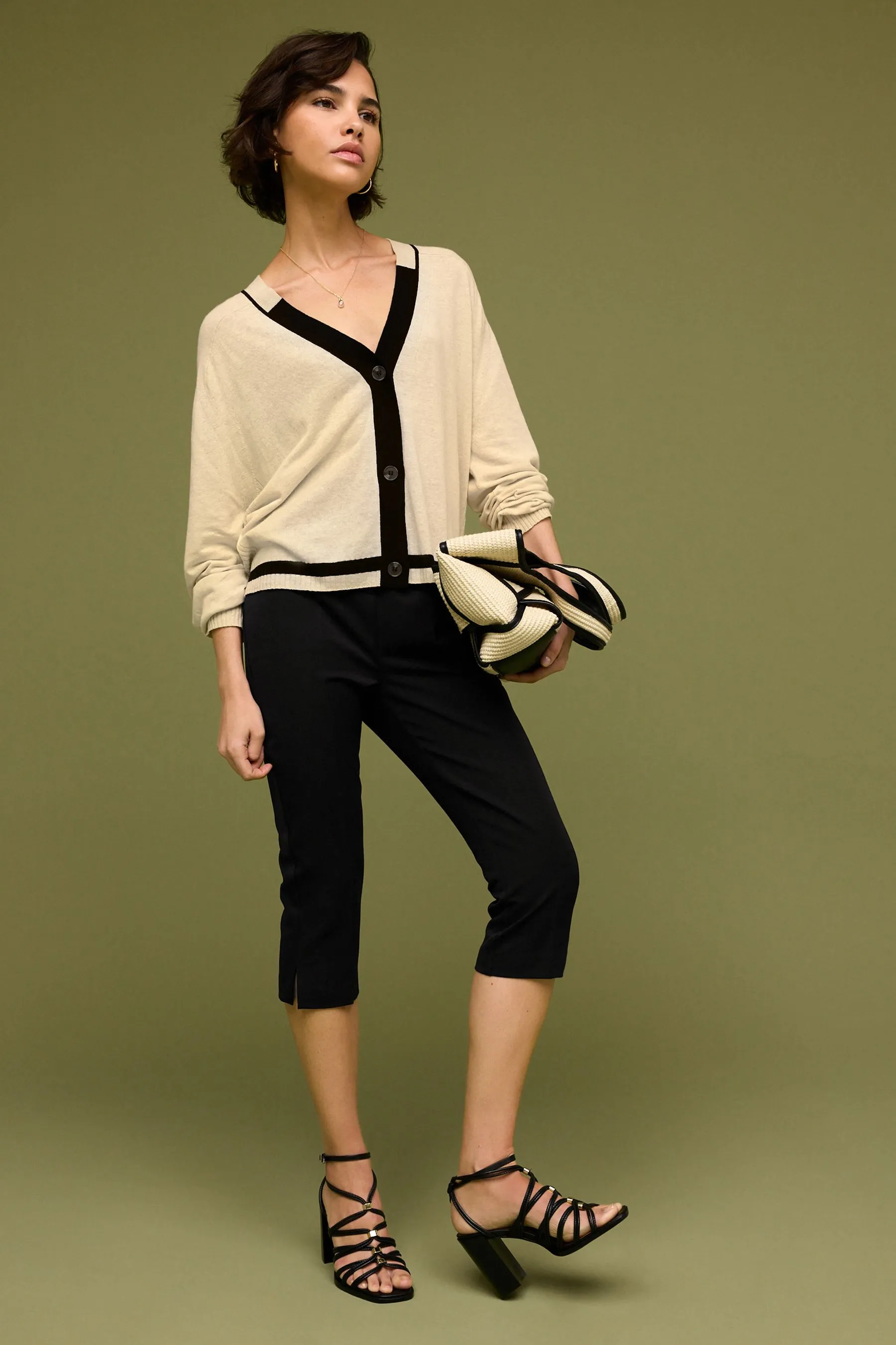 Nero  - Sartoriale - Pantaloni capri