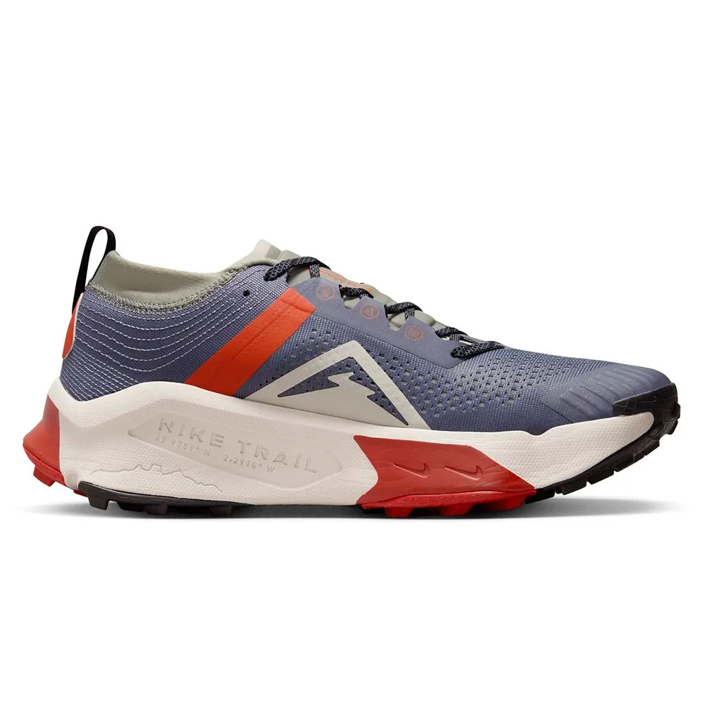 Nike Zegama Trail Nero Blu Rosso - Scarpe Trail Running Uomo