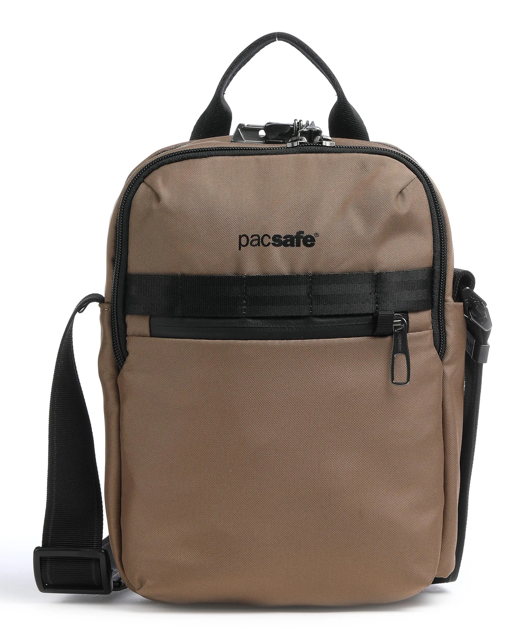  Pacsafe Metrosafe X Borsa a tracolla poliestere riciclato marrone  